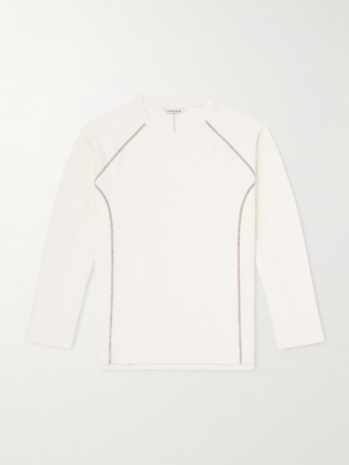 Fiscal Ribbed Cotton-Terry T-Shirt