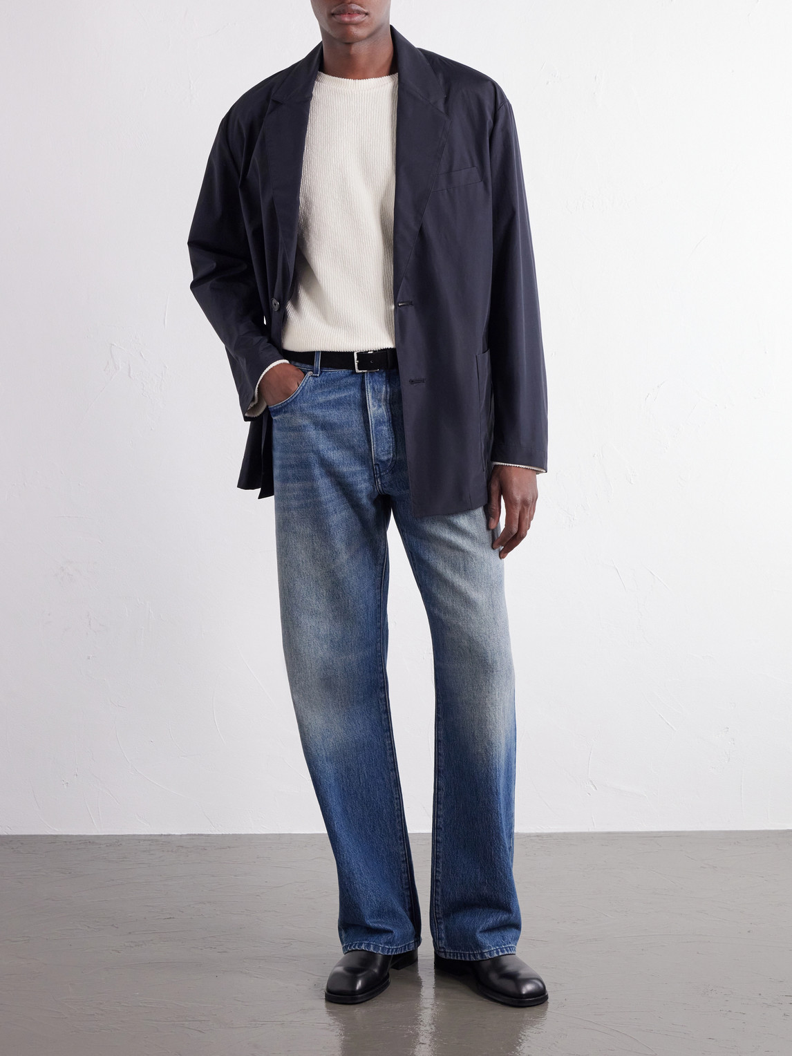 Fiscal Ribbed Cotton-Terry T-Shirt