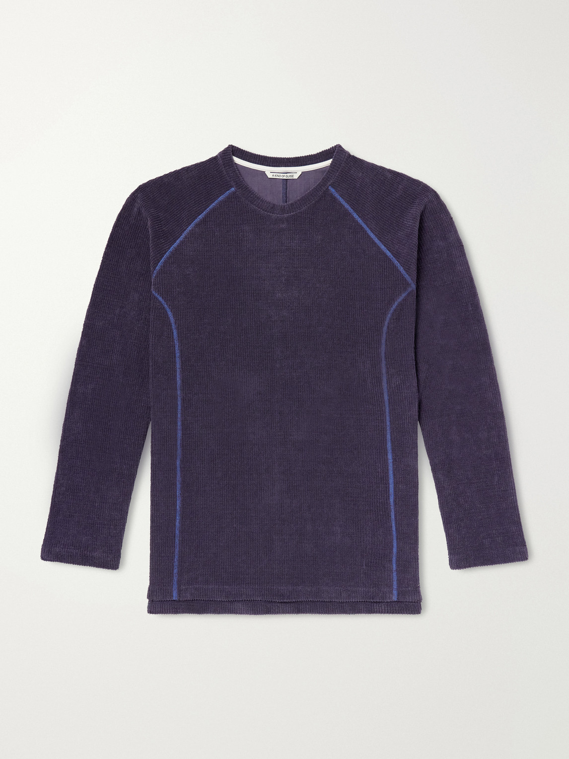 Fiscal Ribbed Cotton-Terry T-Shirt