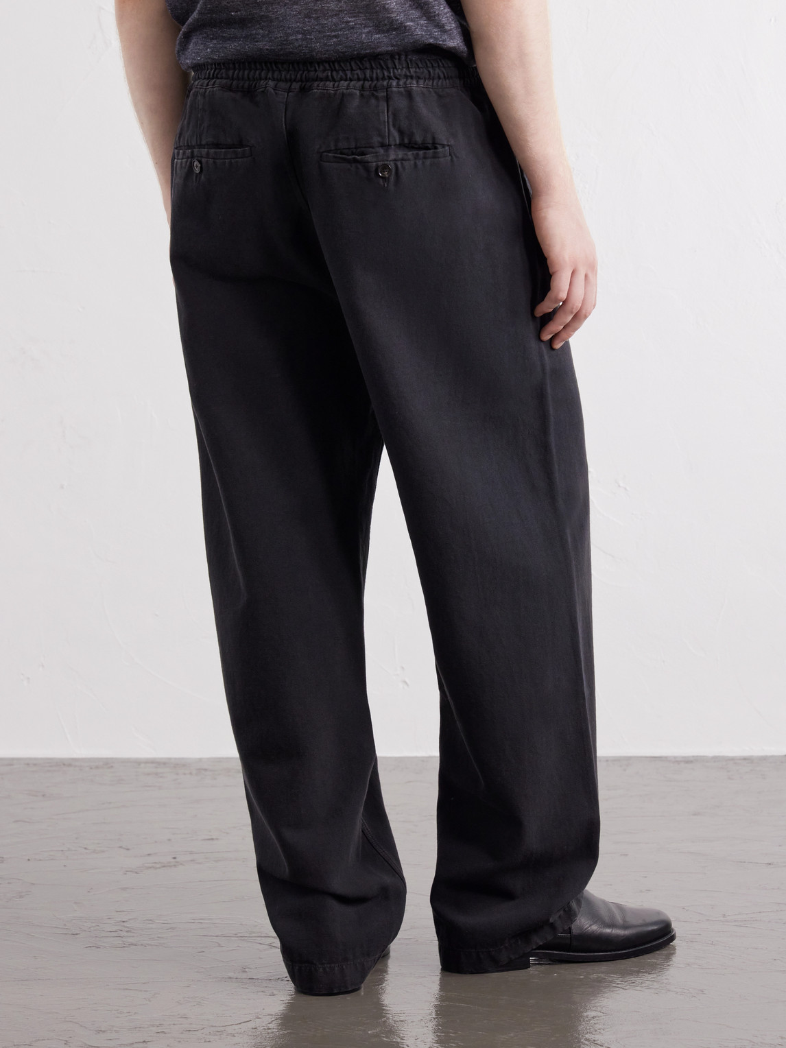 Samurai Straight-Leg Cotton-Jersey Trousers