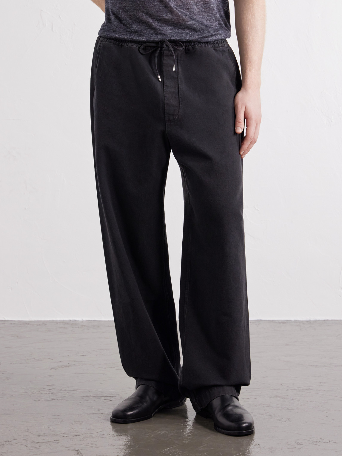 Samurai Straight-Leg Cotton-Jersey Trousers