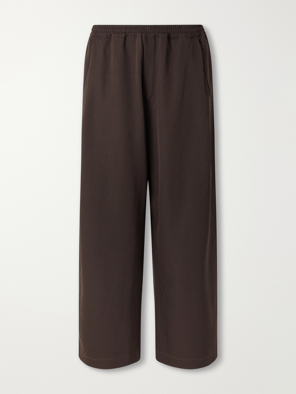 A Kind Of Guise Wewa Wide-leg Wool Trousers In Brown