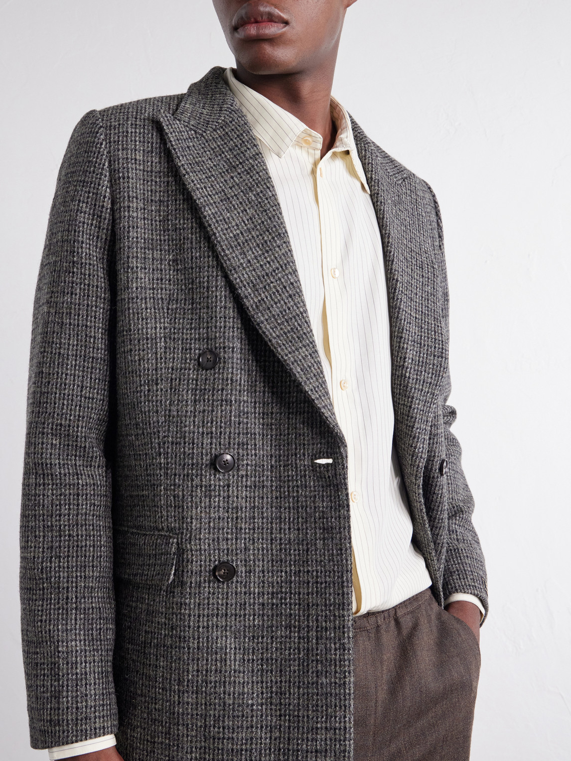 Fulvio Pinstriped Lyocell Shirt