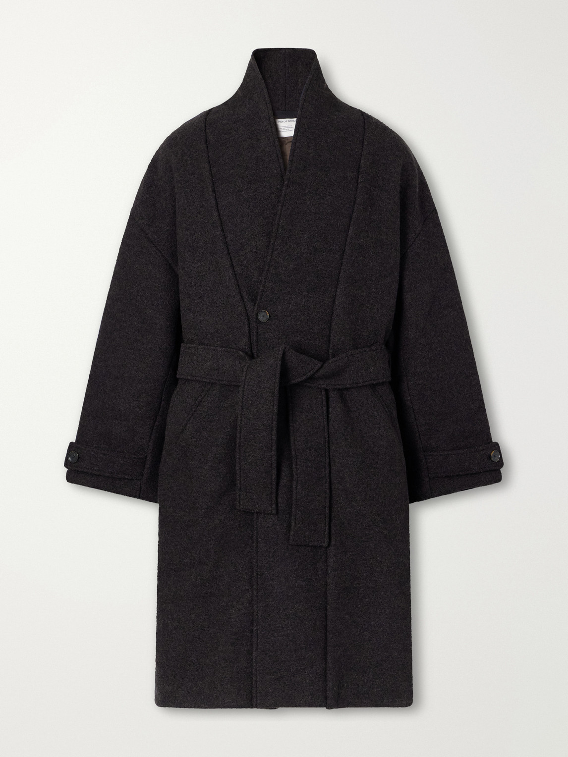 Jaca Shawl-Collar Belted Virgin Wool-Felt Coat
