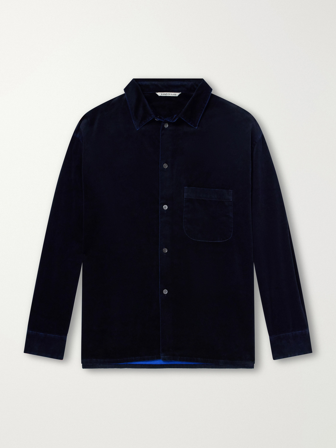 Gusto Cotton-Twill Velvet Shirt
