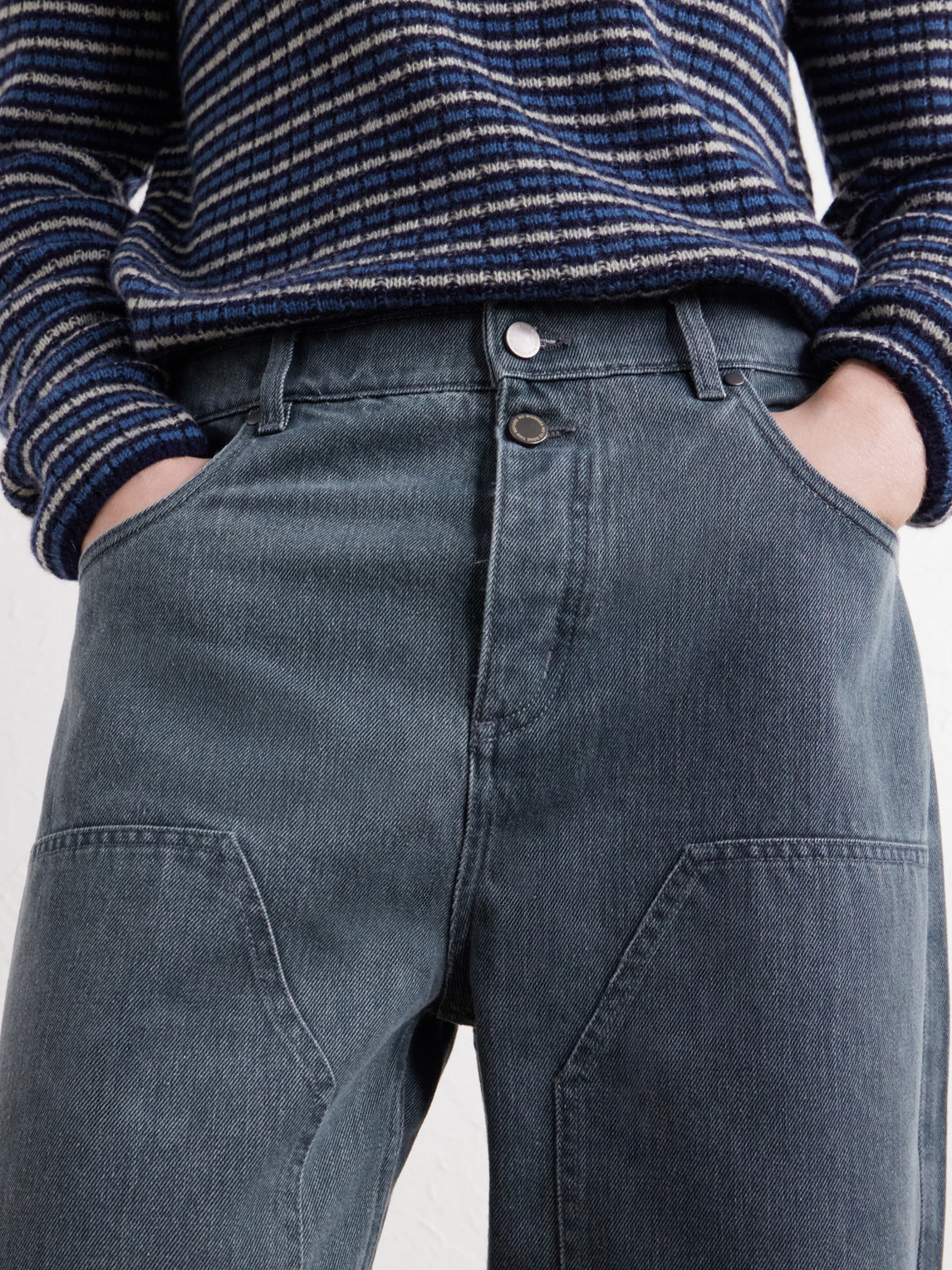 Carpintero Flared Double-Knee Jeans