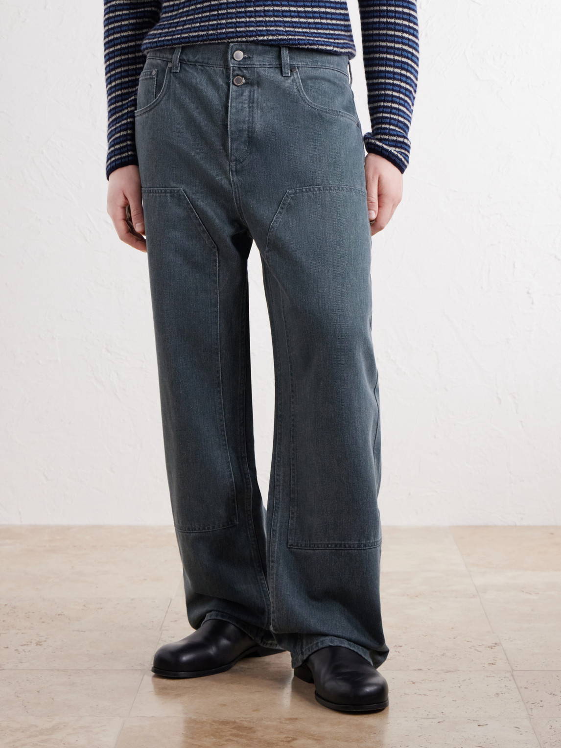 Carpintero Flared Double-Knee Jeans