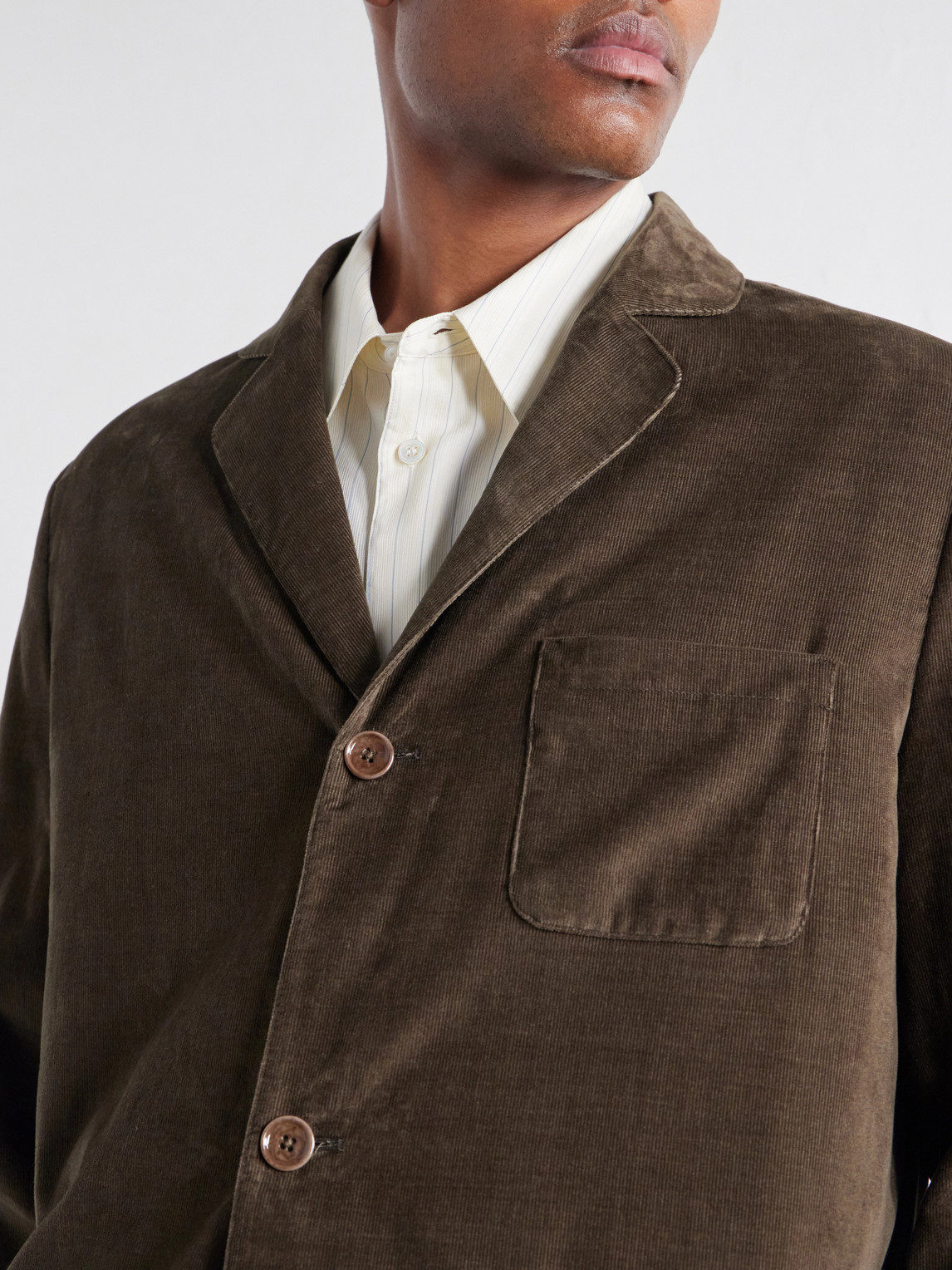 Deconstructed Atelier Cotton-Corduroy Blazer