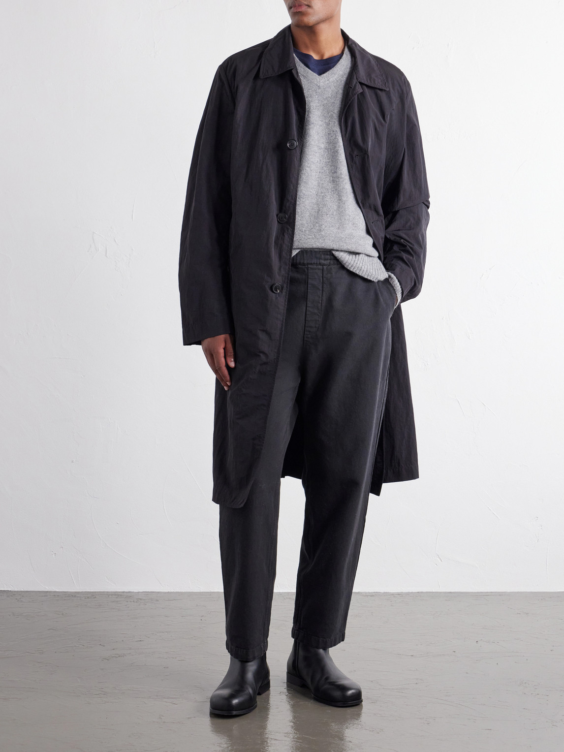 Banasa Tapered Cotton Drawstring Trousers