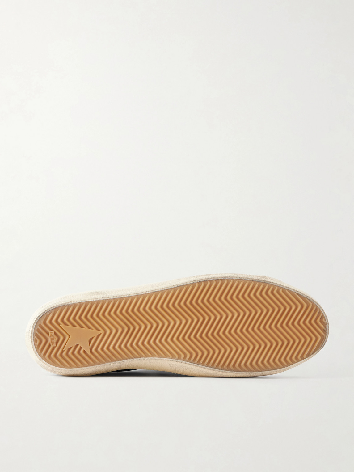 Super-Star Distressed Full-Grain Sneakers
