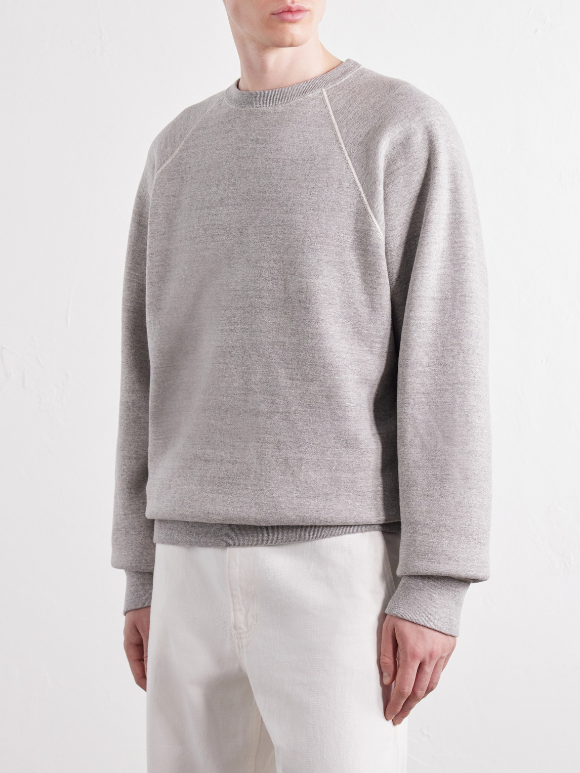 French Terry-Cotton Sweatshirt