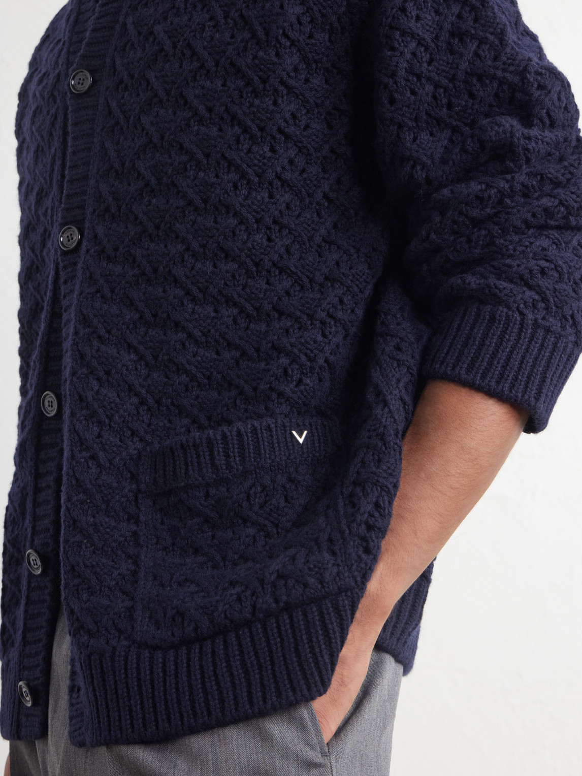 Garavani - Wool And Cashmere-Blend Cardigan