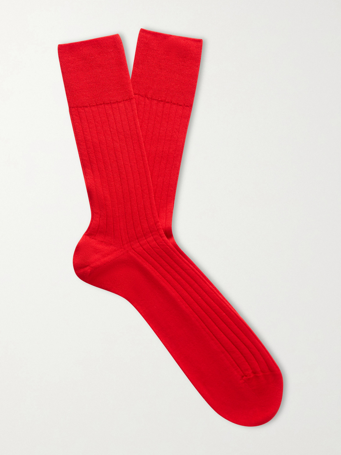 FALKE No 2 Ribbed Cashmere-Blend Socks - Men