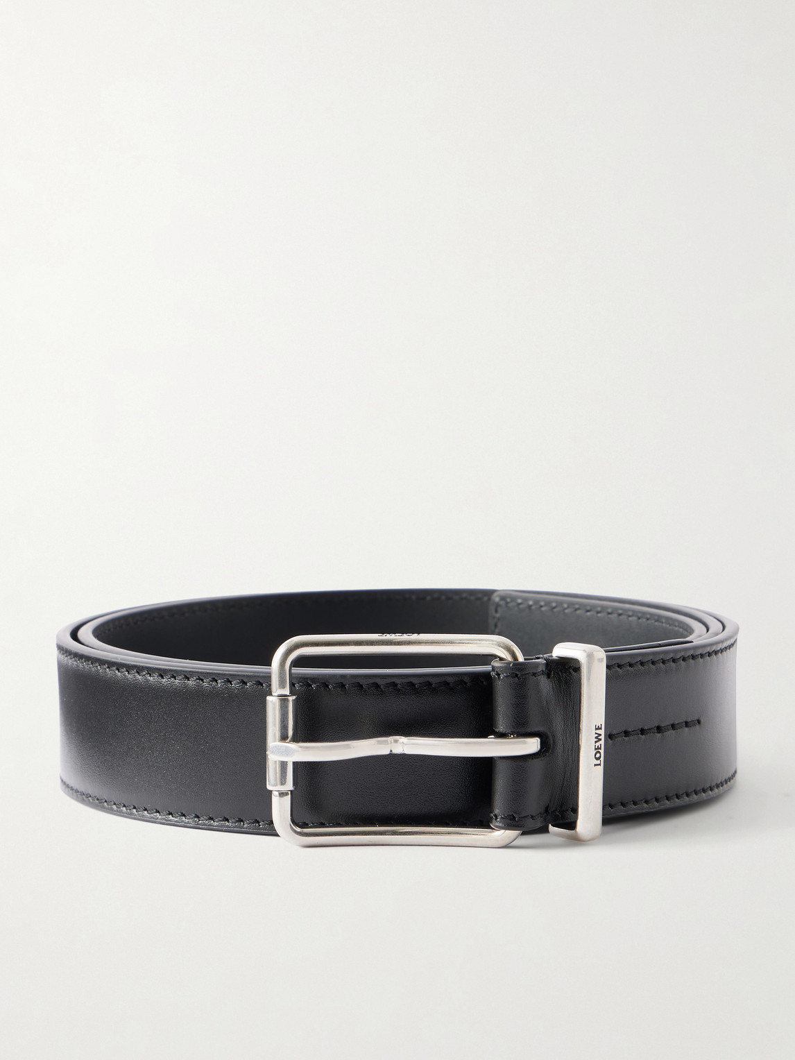 Loewe 3.2cm Leather Belt In Black