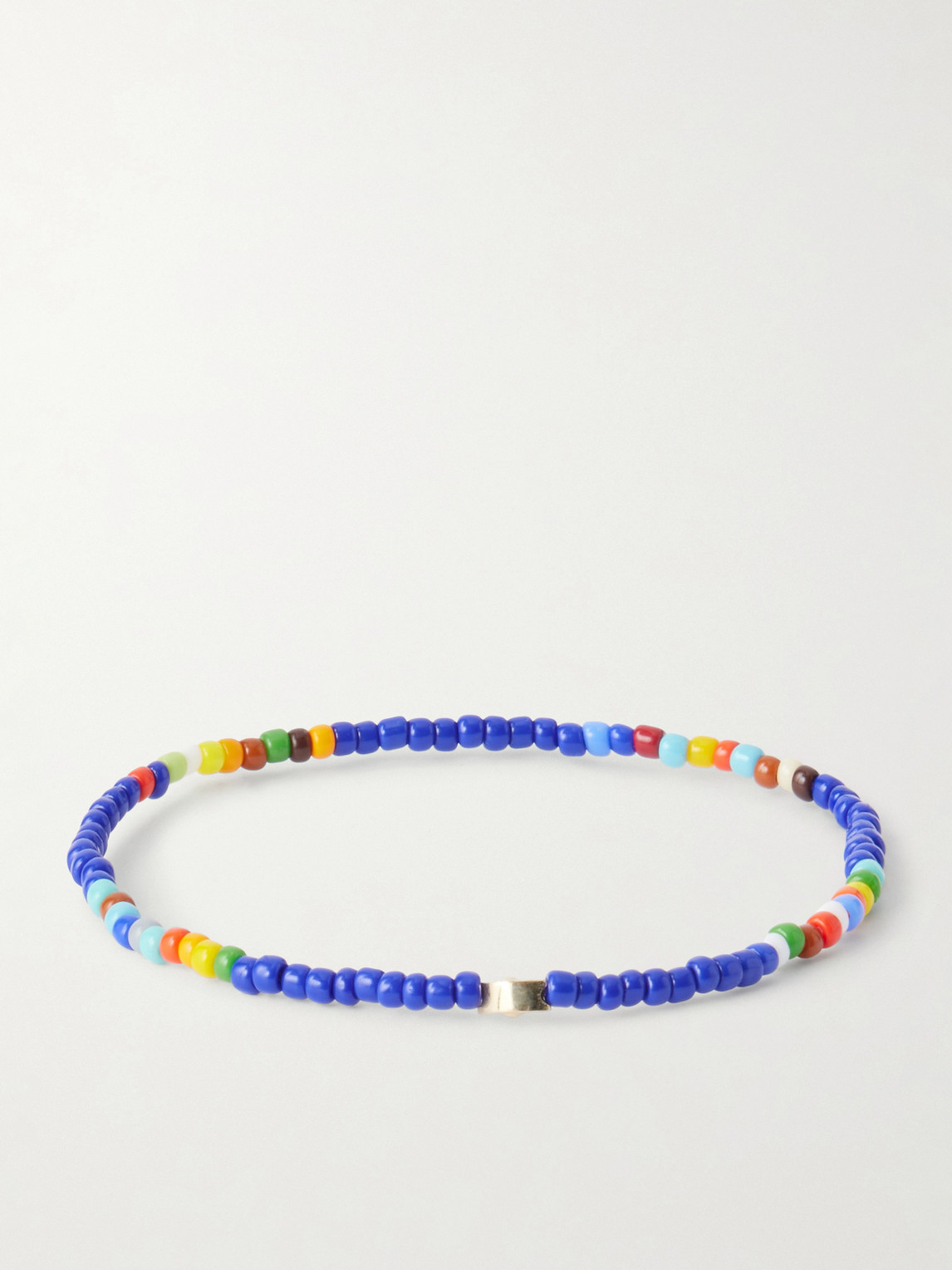 LUIS MORAIS 14-Karat Gold Beaded Bracelet - Men