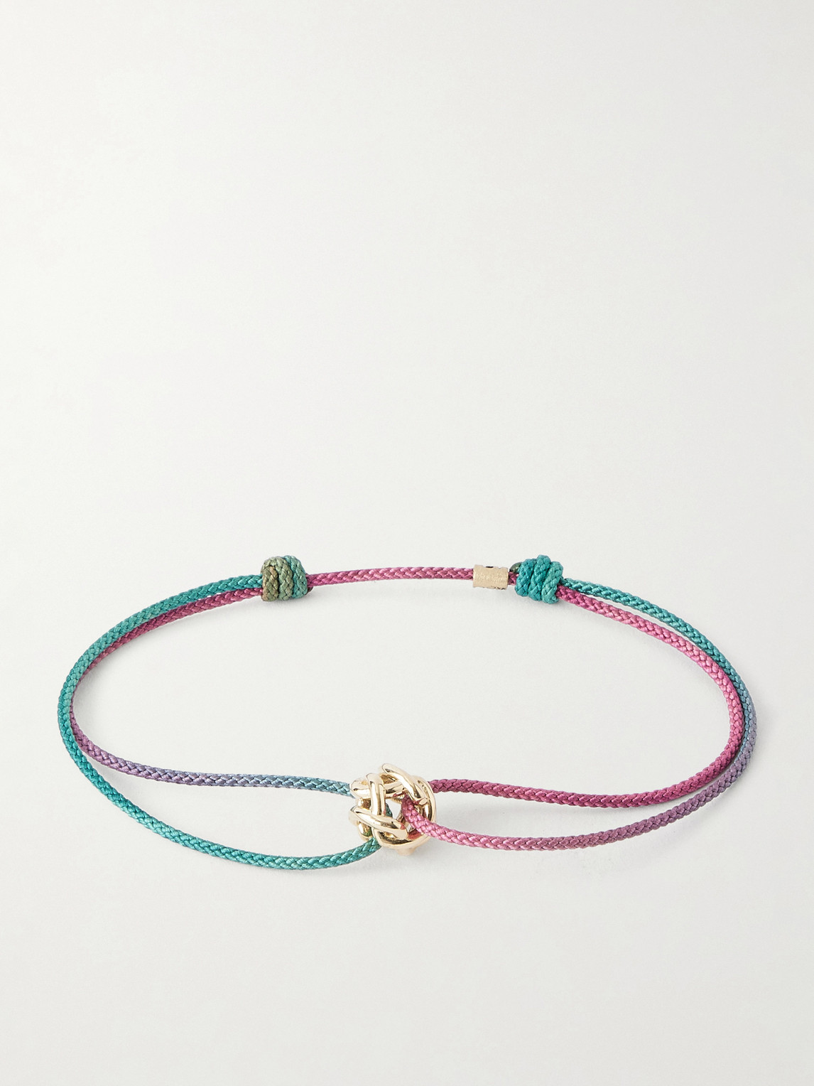 LUIS MORAIS 14-Karat Gold Cord Bracelet - Men