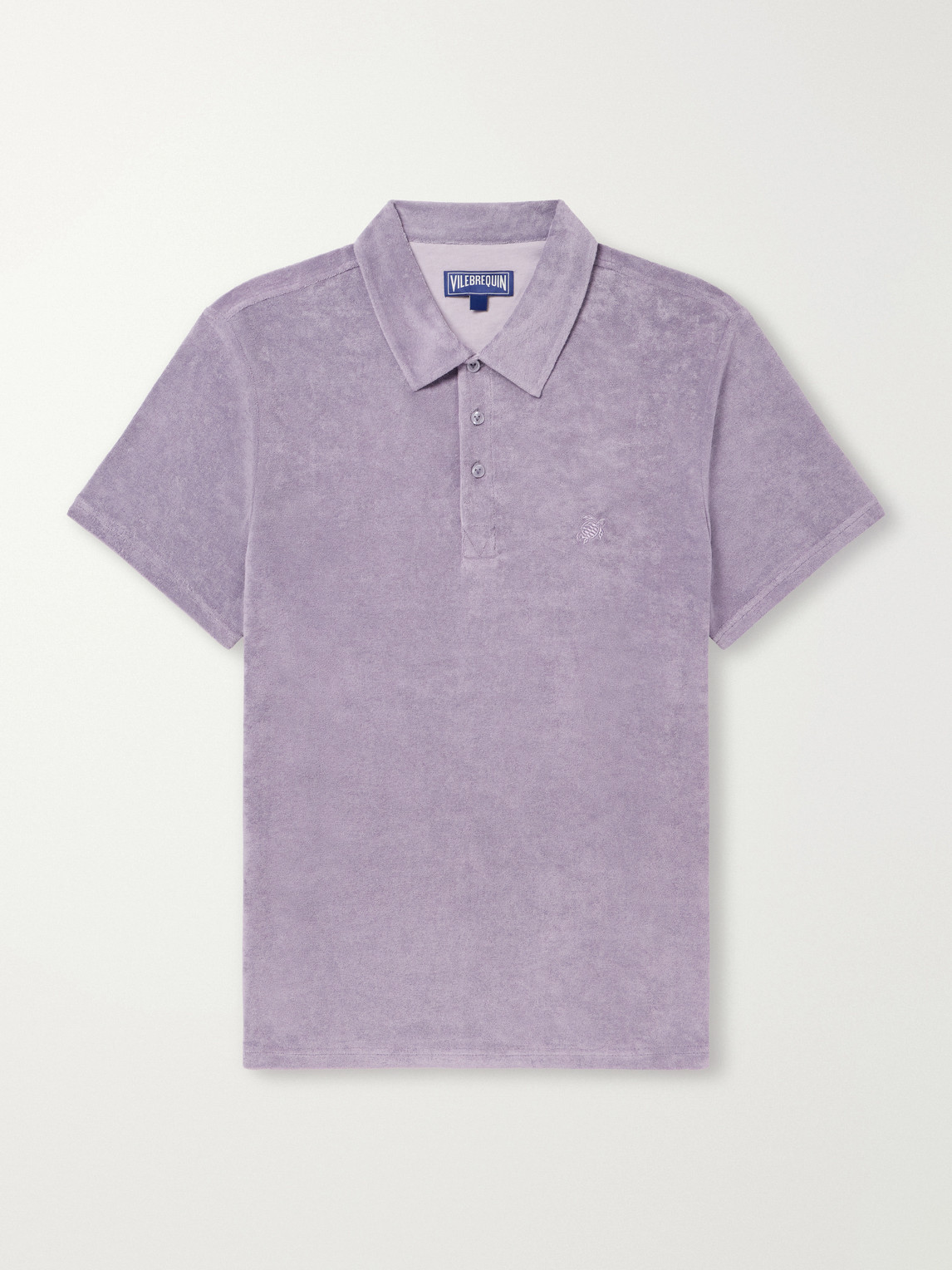 Phoenix Logo-Embroidered Organic Cotton-Blend Terry Polo Shirt