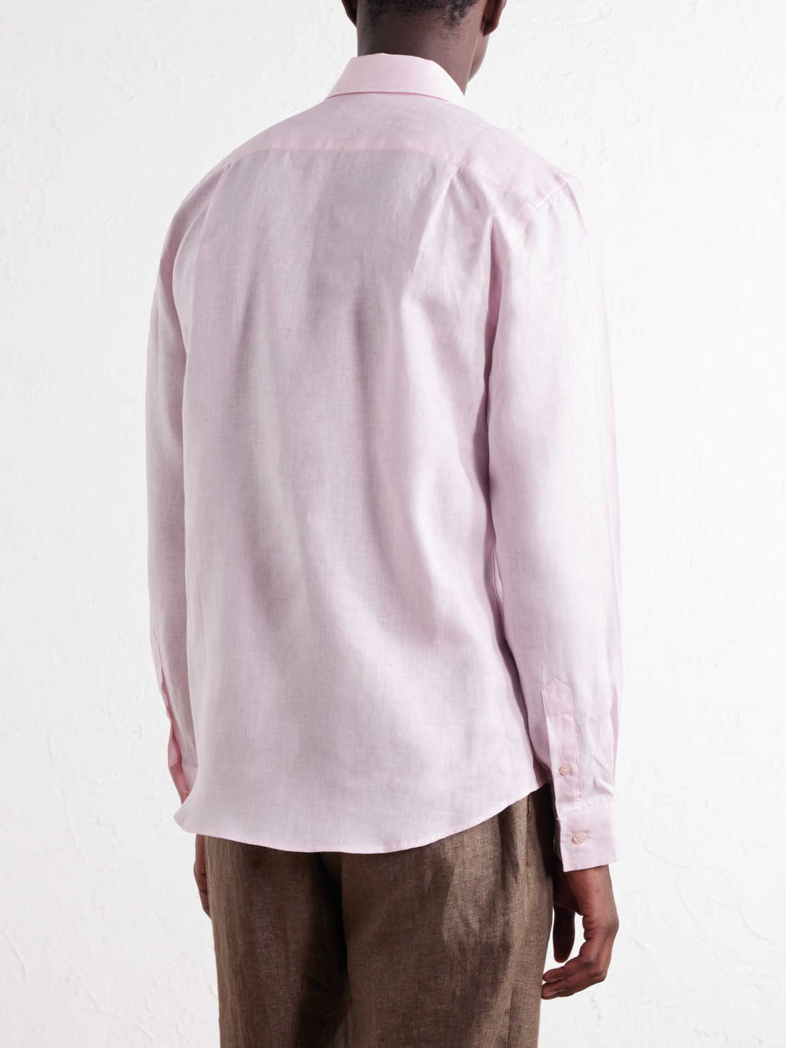 Caroubis Woven Linen Shirt