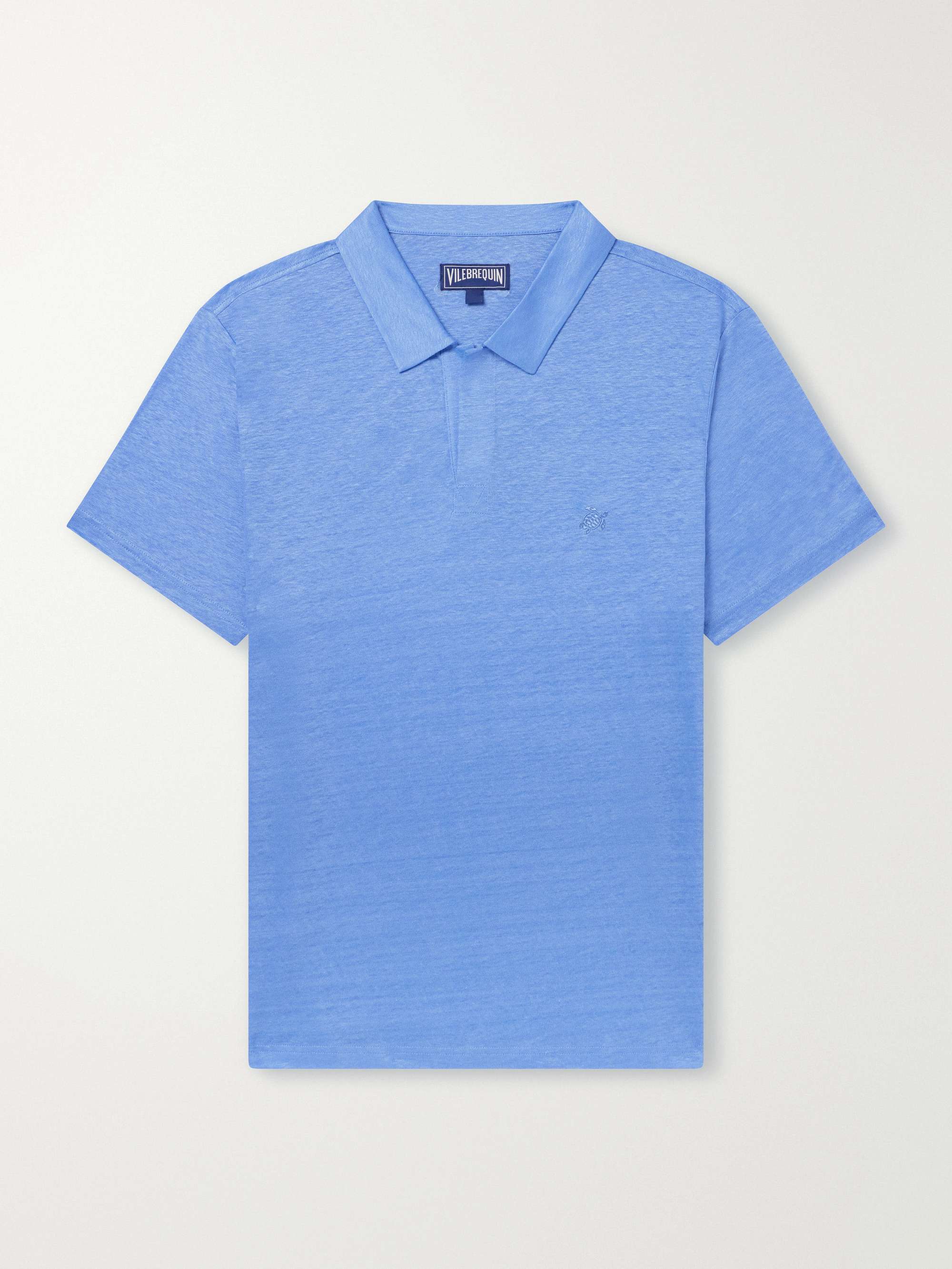 VILEBREQUIN Pyramid Linen-Jersey Polo Shirt