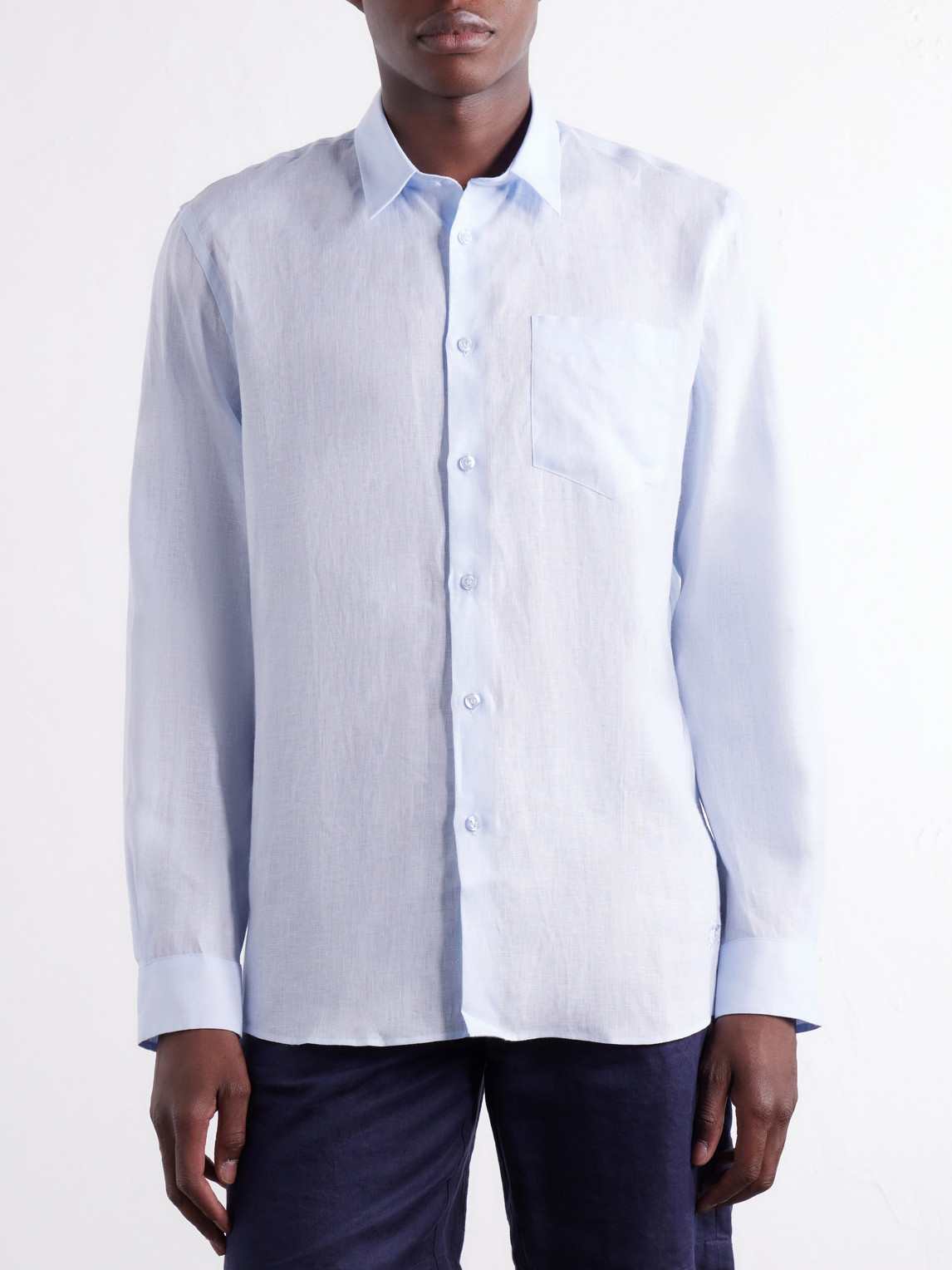 Caroubis Linen-Woven Shirt