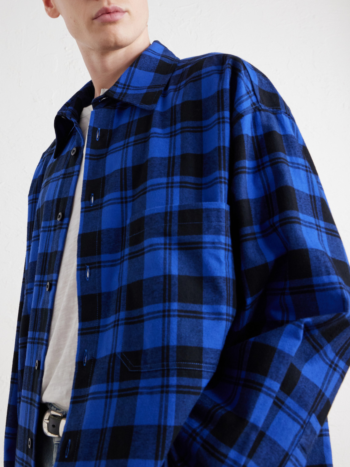 Stanhope Checked Cotton-Flannel Shirt