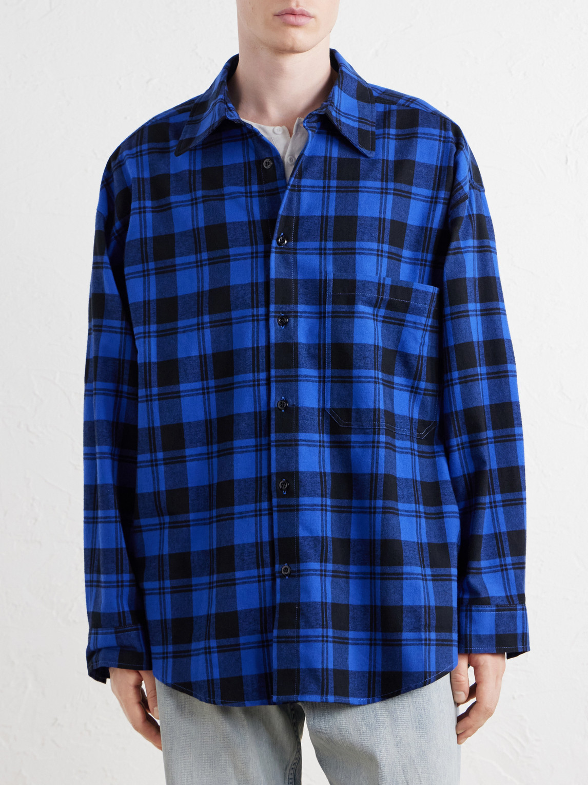 Stanhope Checked Cotton-Flannel Shirt
