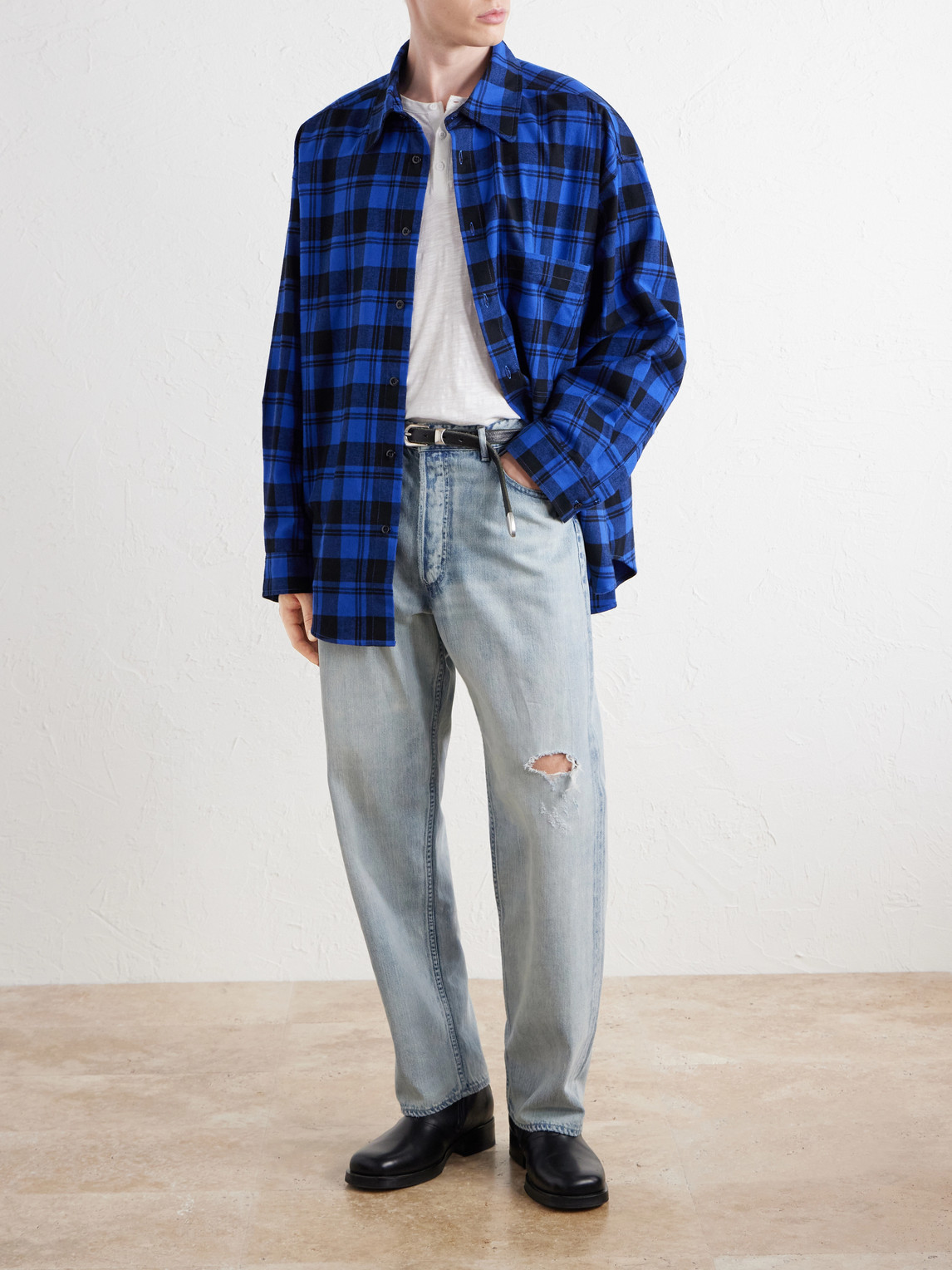 Stanhope Checked Cotton-Flannel Shirt