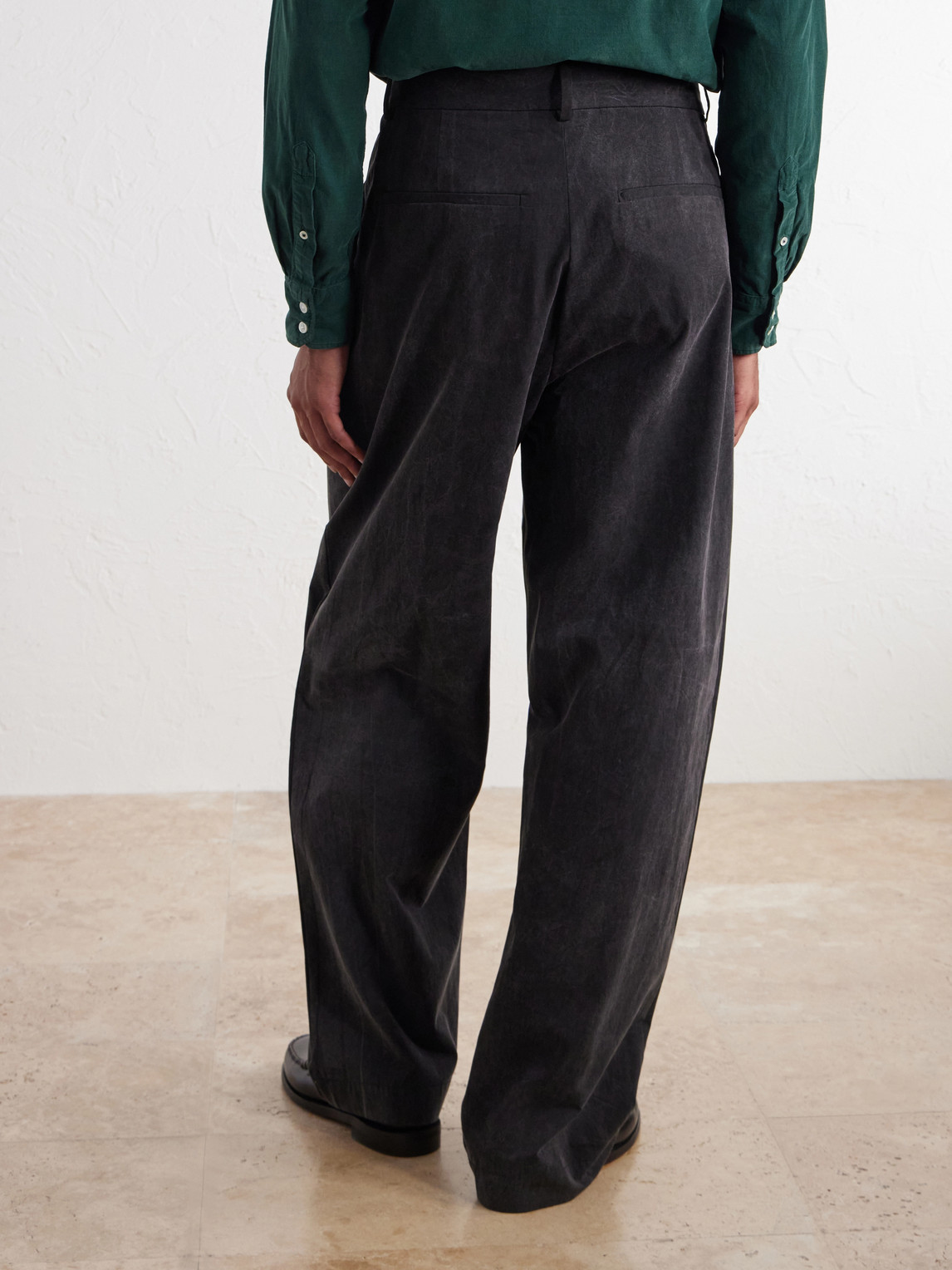 Slater Straight-Leg Cotton-Moleskin Trousers
