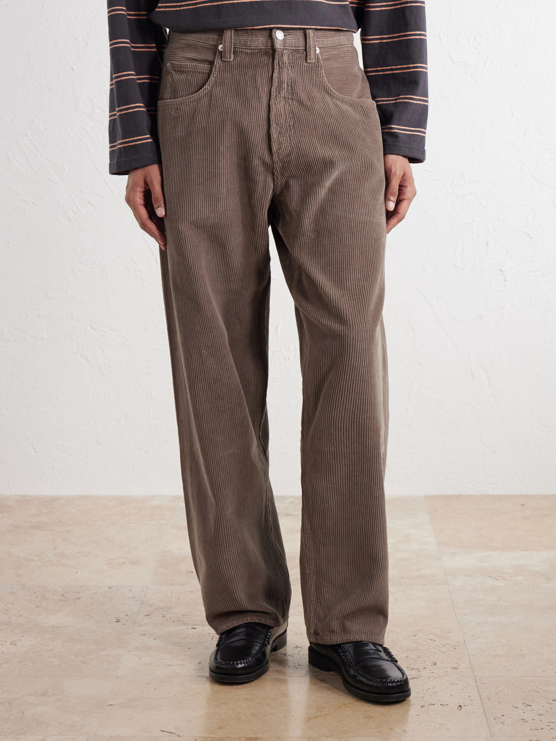 Fusion Straight-Leg Cotton- Corduroy