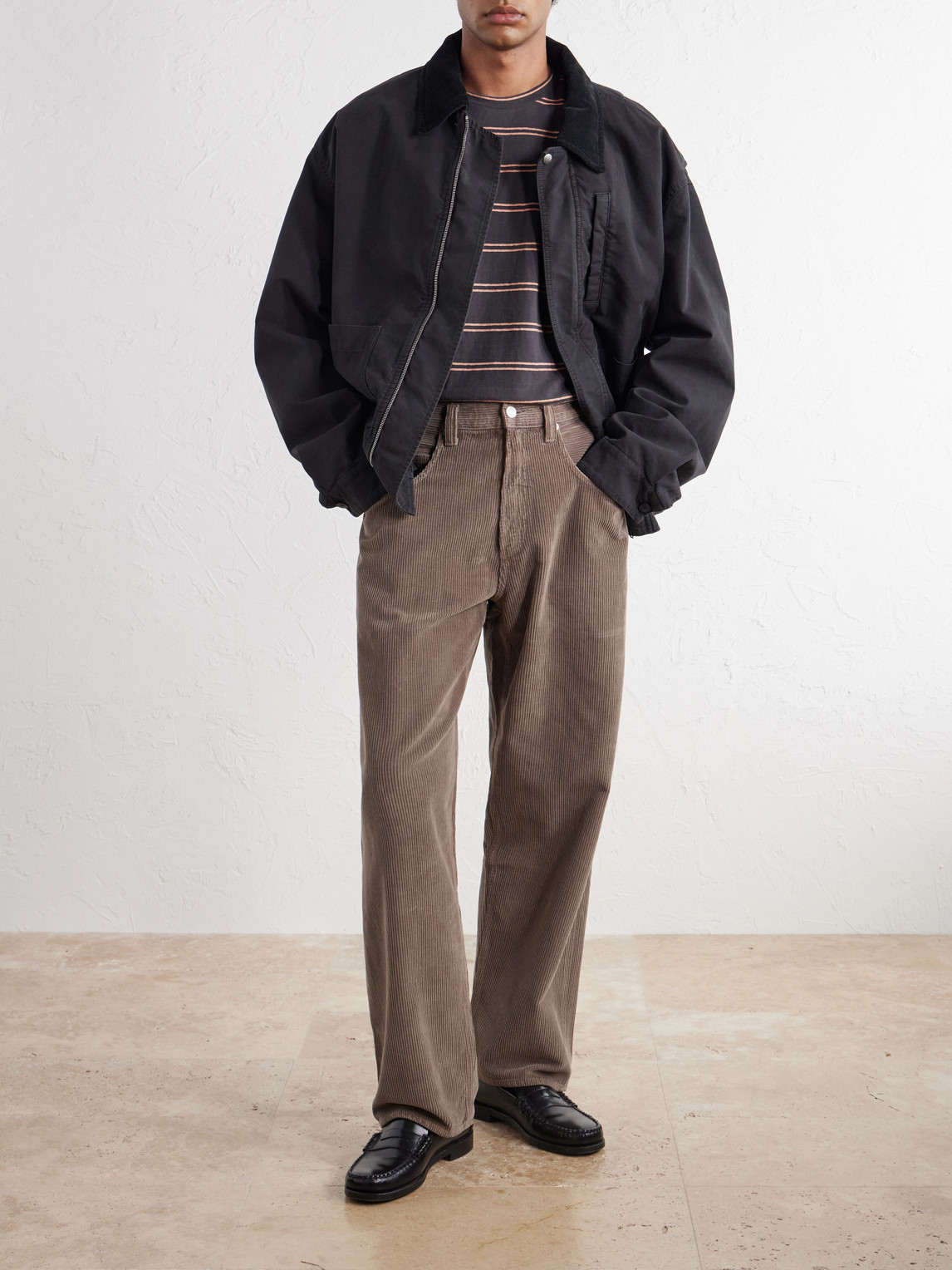 Fusion Straight-Leg Cotton- Corduroy