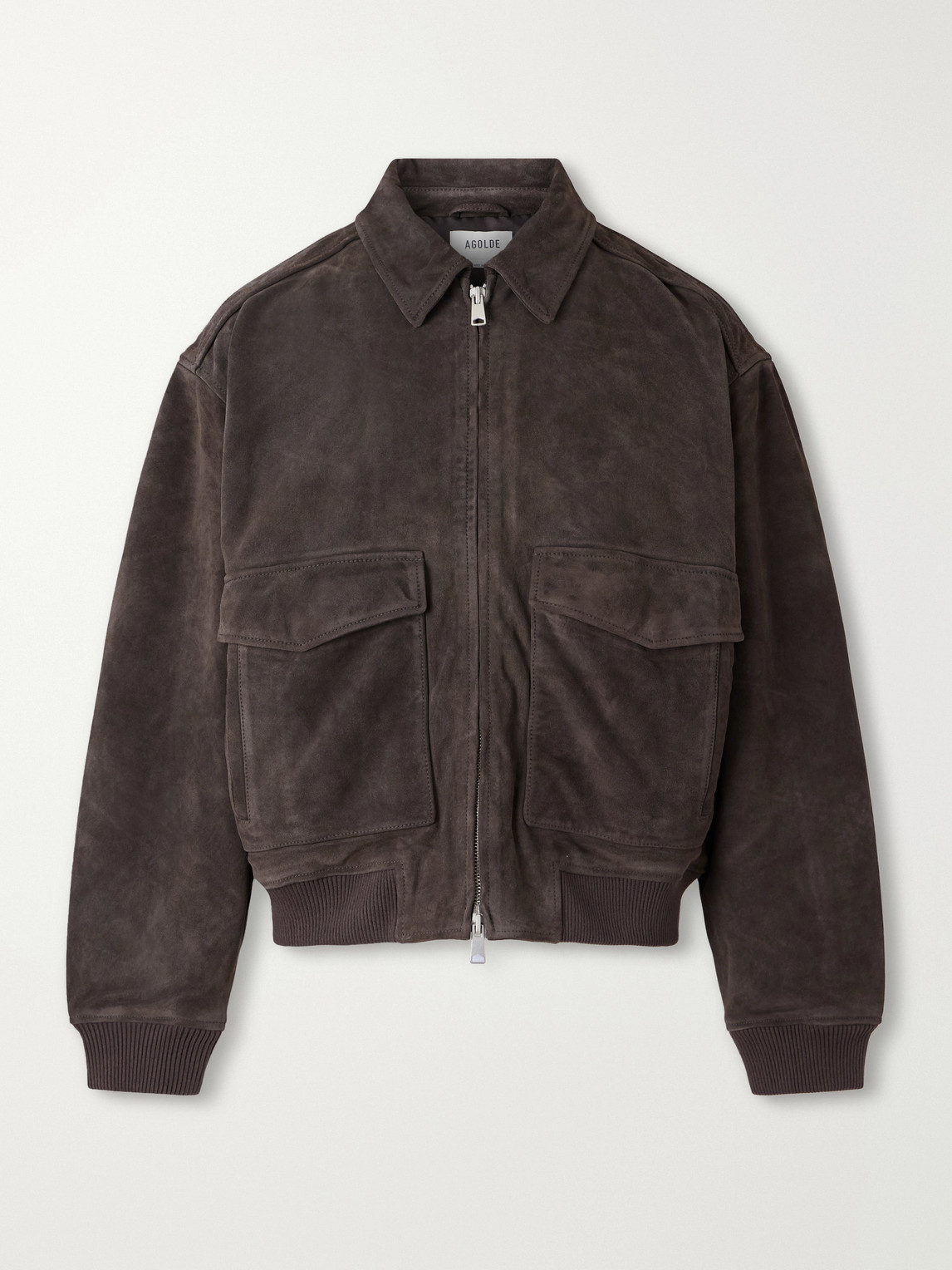AGOLDE – Emil Suede Bomber Jacket
