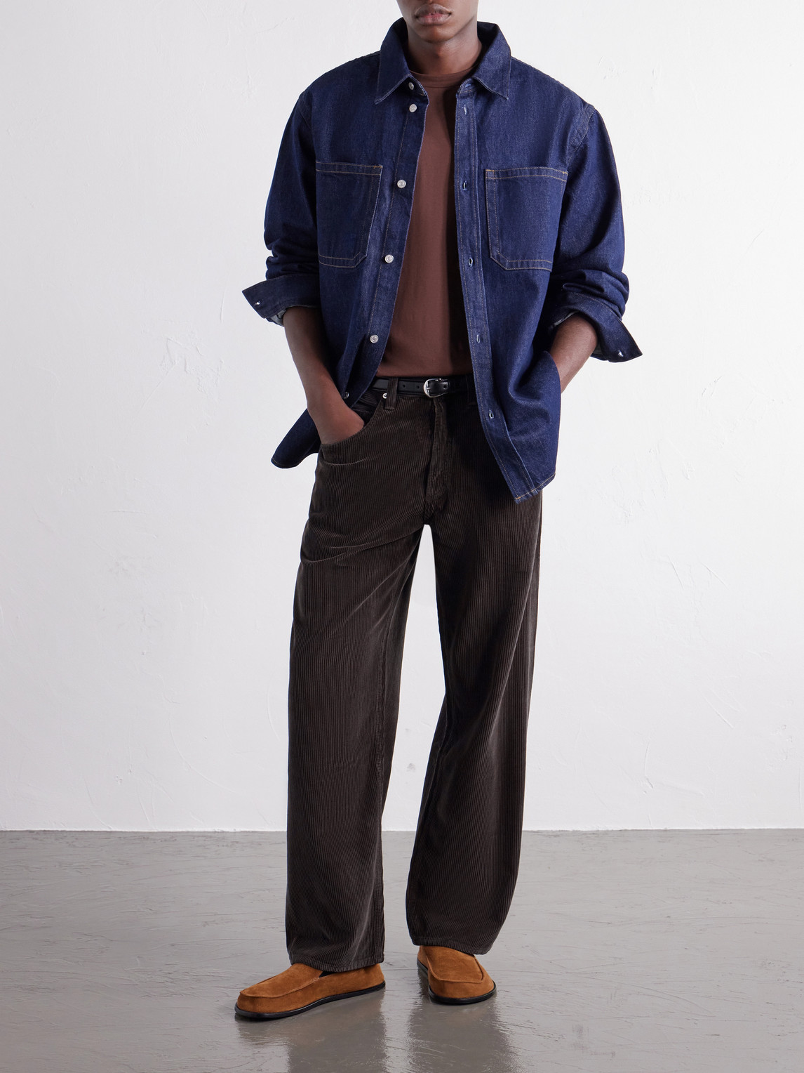 Fusion Straight-Leg Cotton- Corduroy