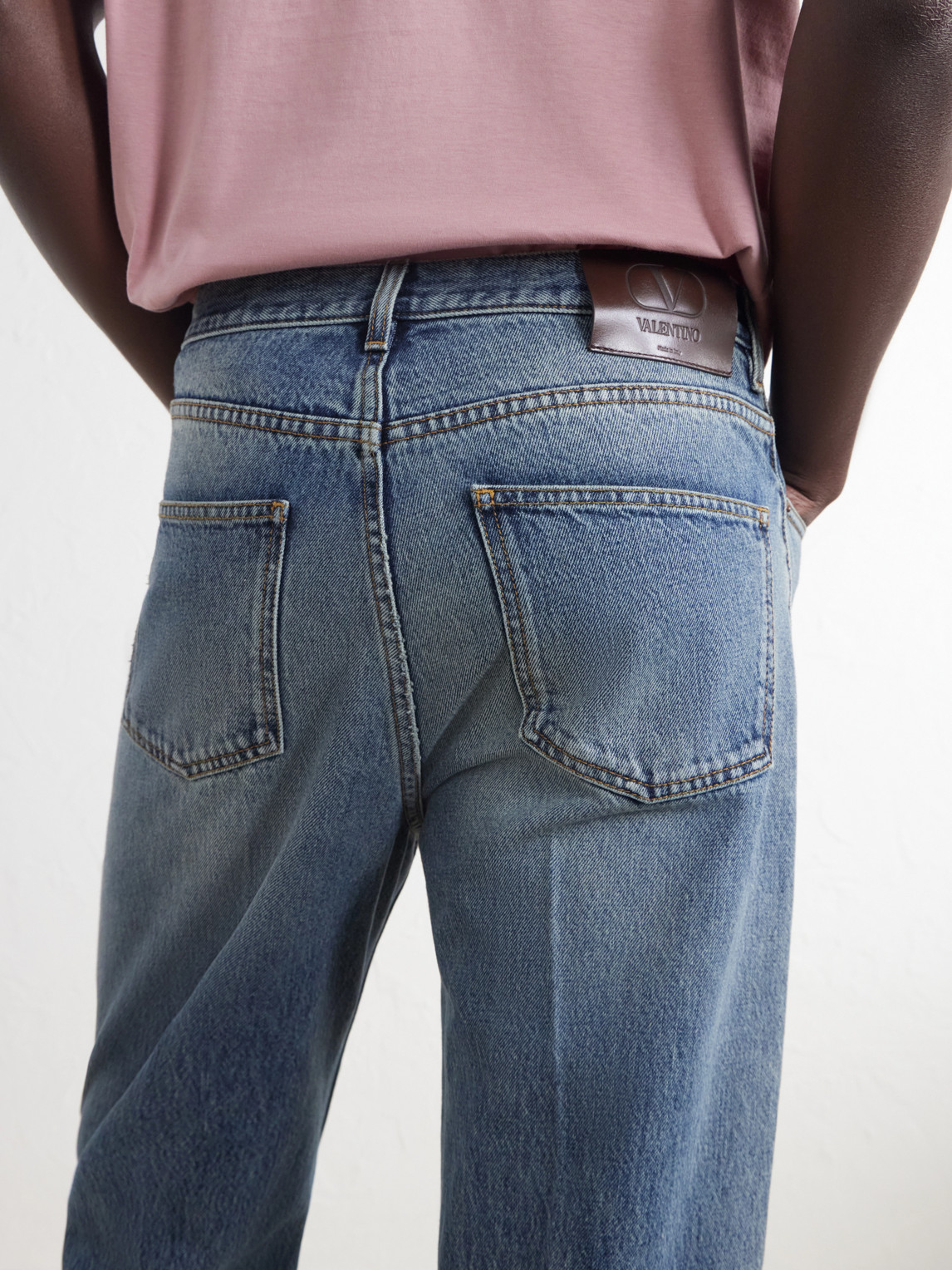 Garavani - Straight-Leg Washed Jeans