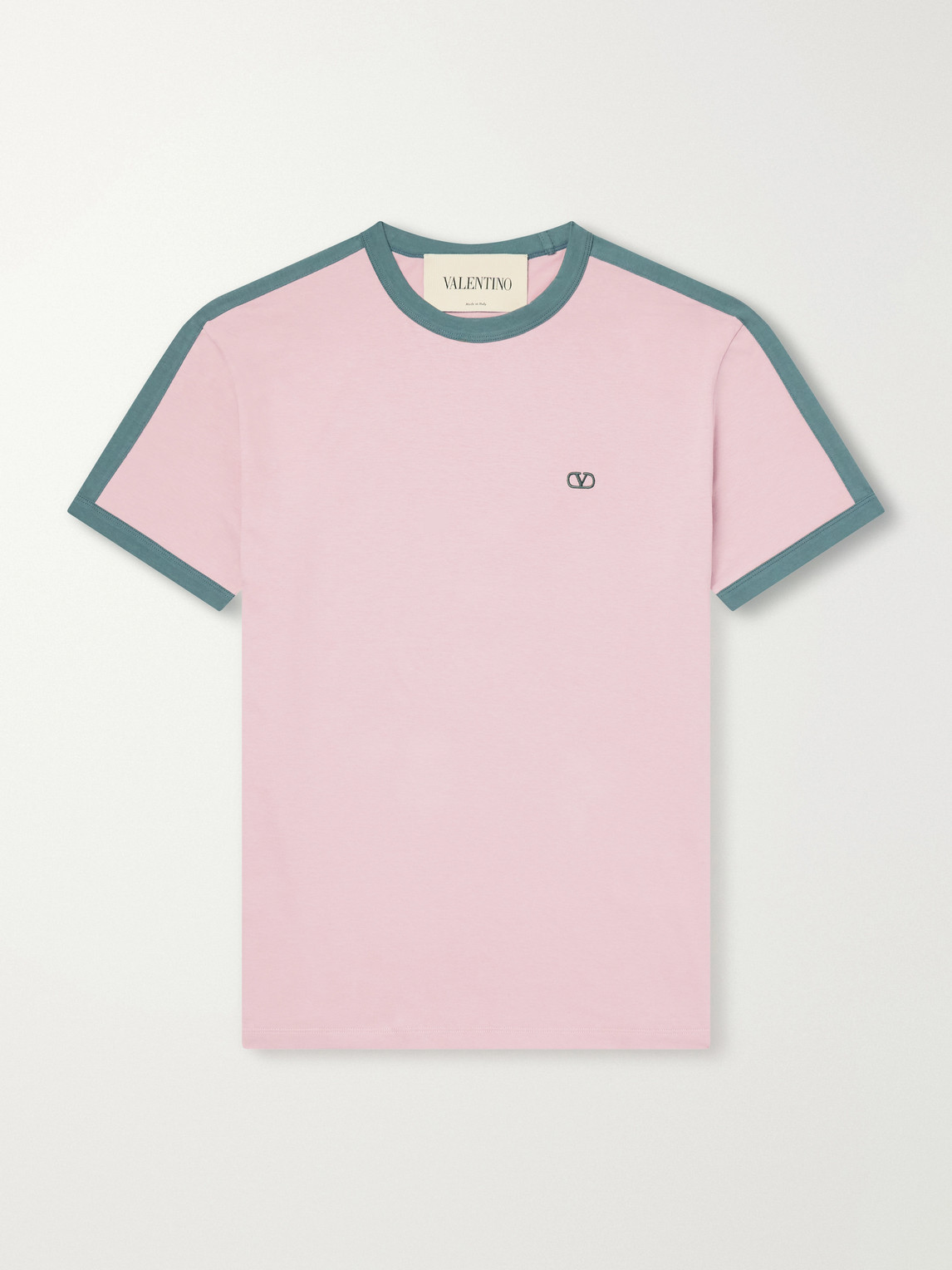 Garavani - Vlogo-Embroidered Cotton-Jersey T-Shirt