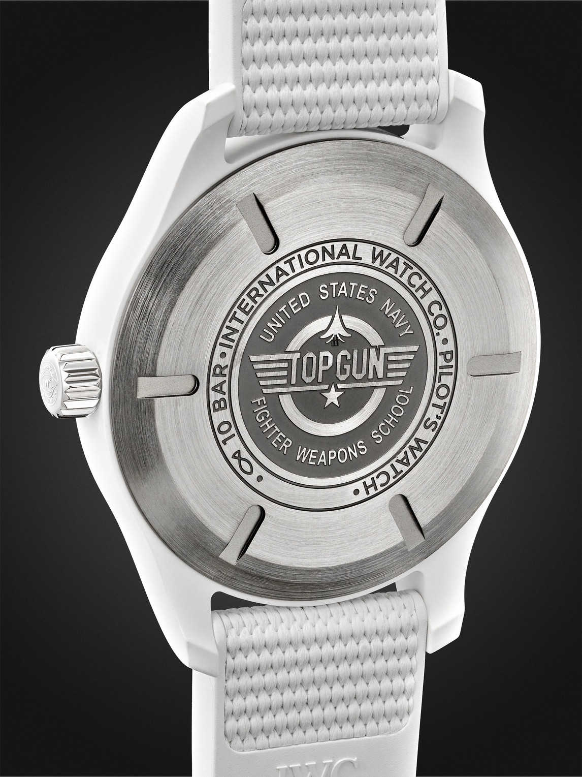 Iwc Schaffhausen - Pilot's Top Gun Lake Tahoe Automatic 41mm Ceramic And Rubber Watch, Ref. No.: Iw328104 - Men - Black 