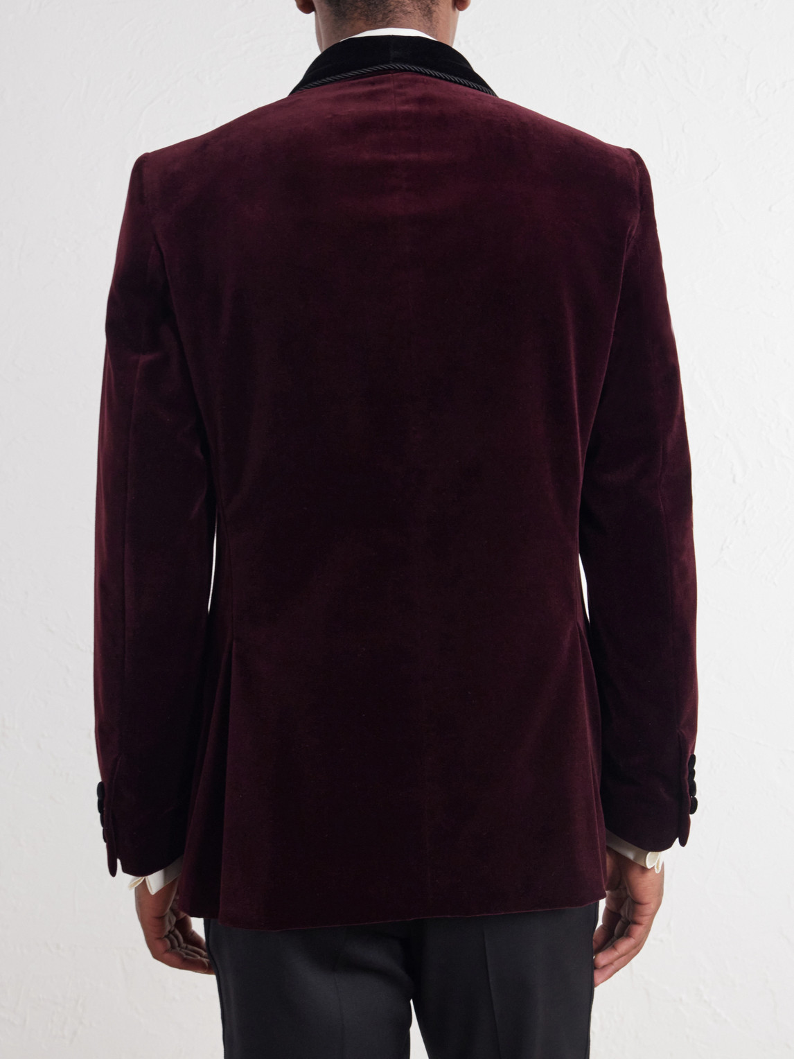 Cotton-Velvet Tuxedo Jacket