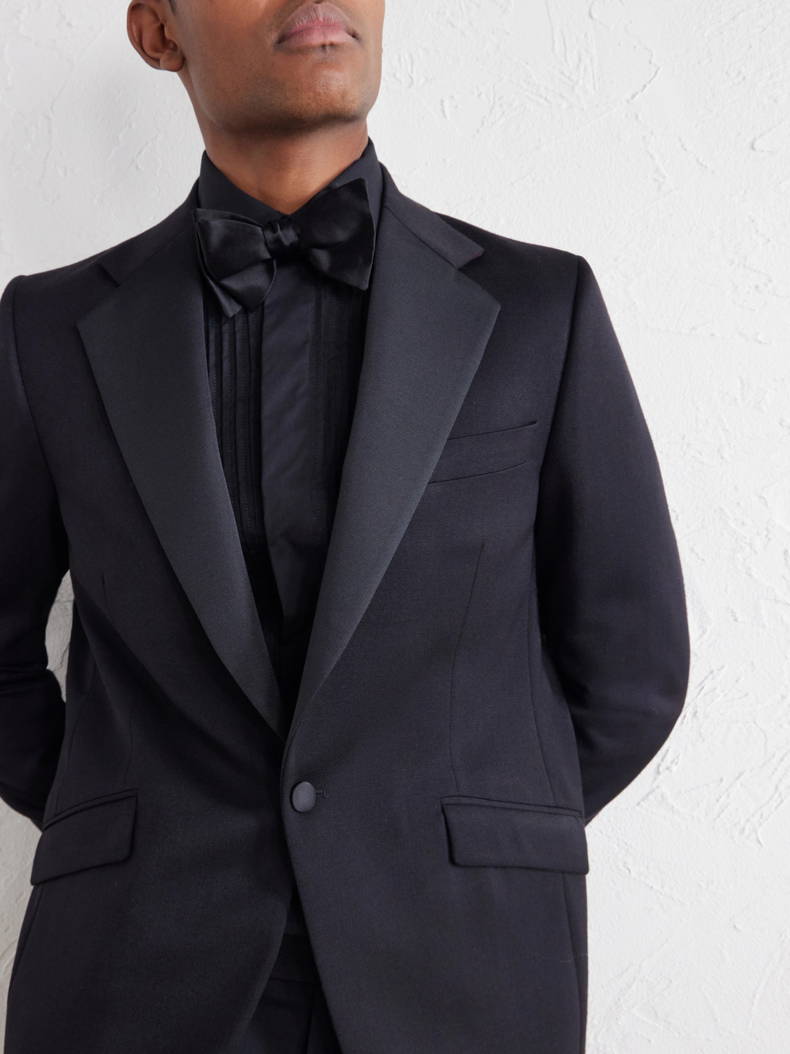 Tommy Grosgrain-Trimmed Wool Tuxedo Jacket