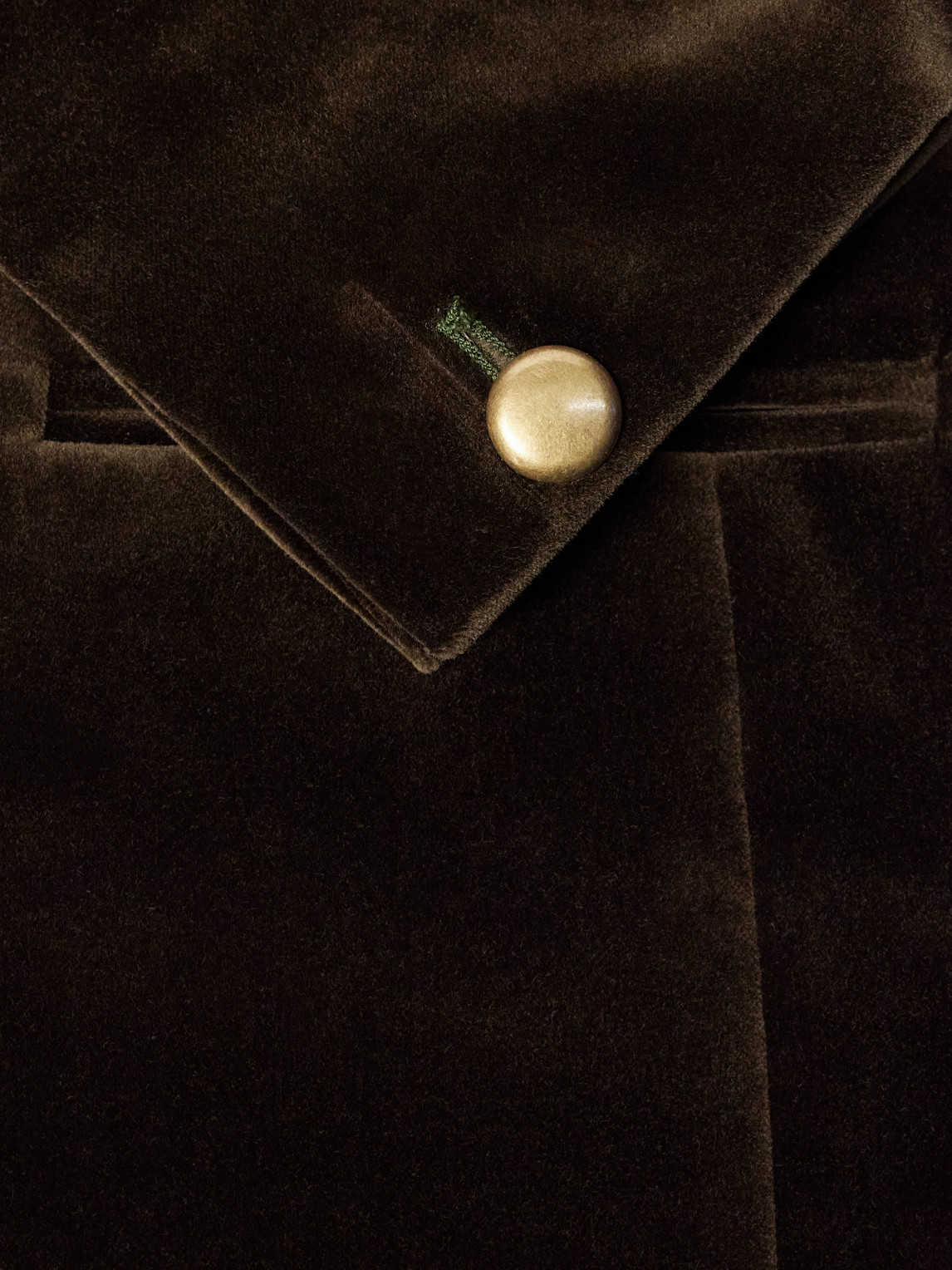 Nehru Cotton-Velvet Blazer