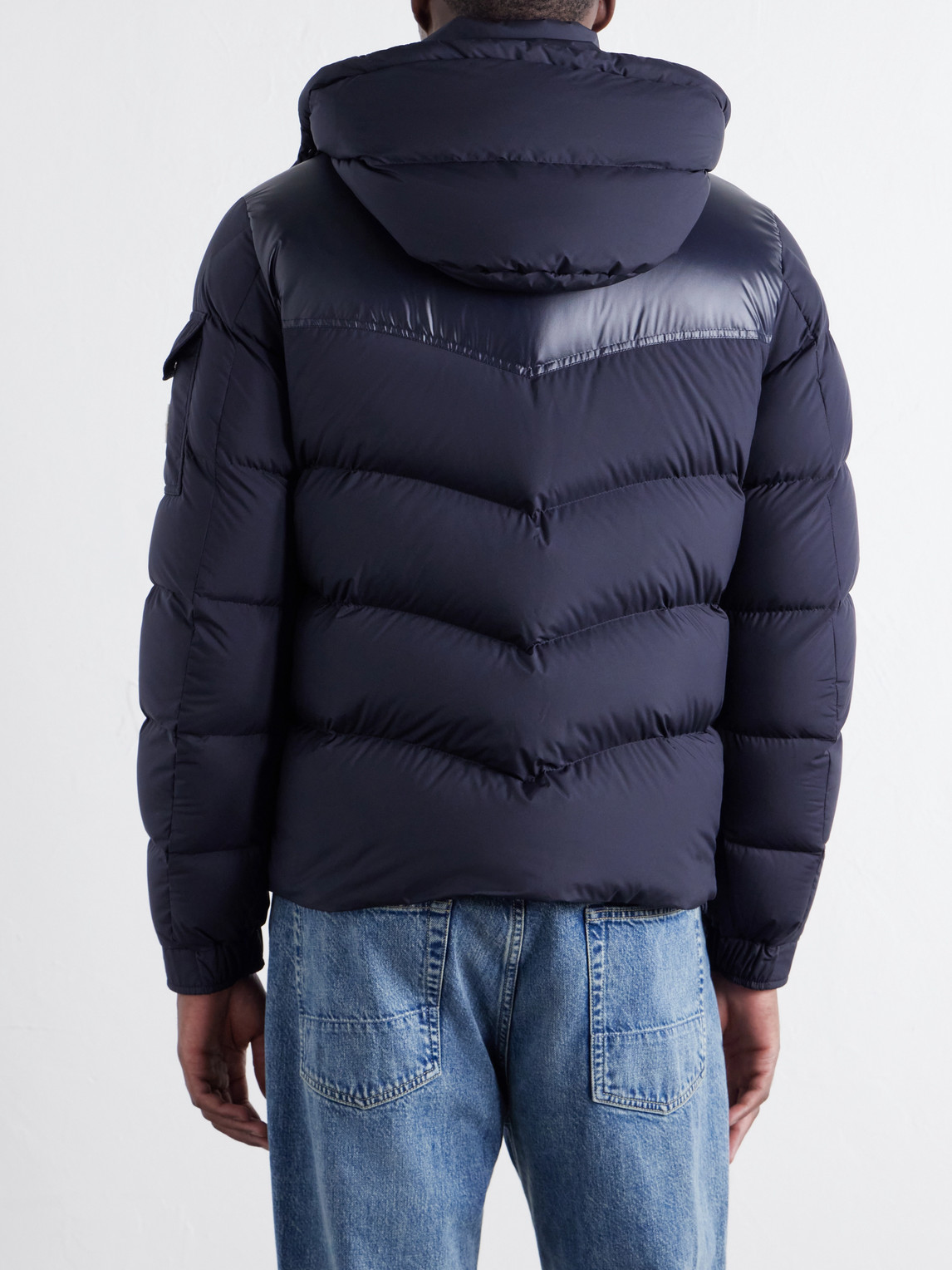 Ravelis Logo-Appliquéd Quilted Shell Down Jacket