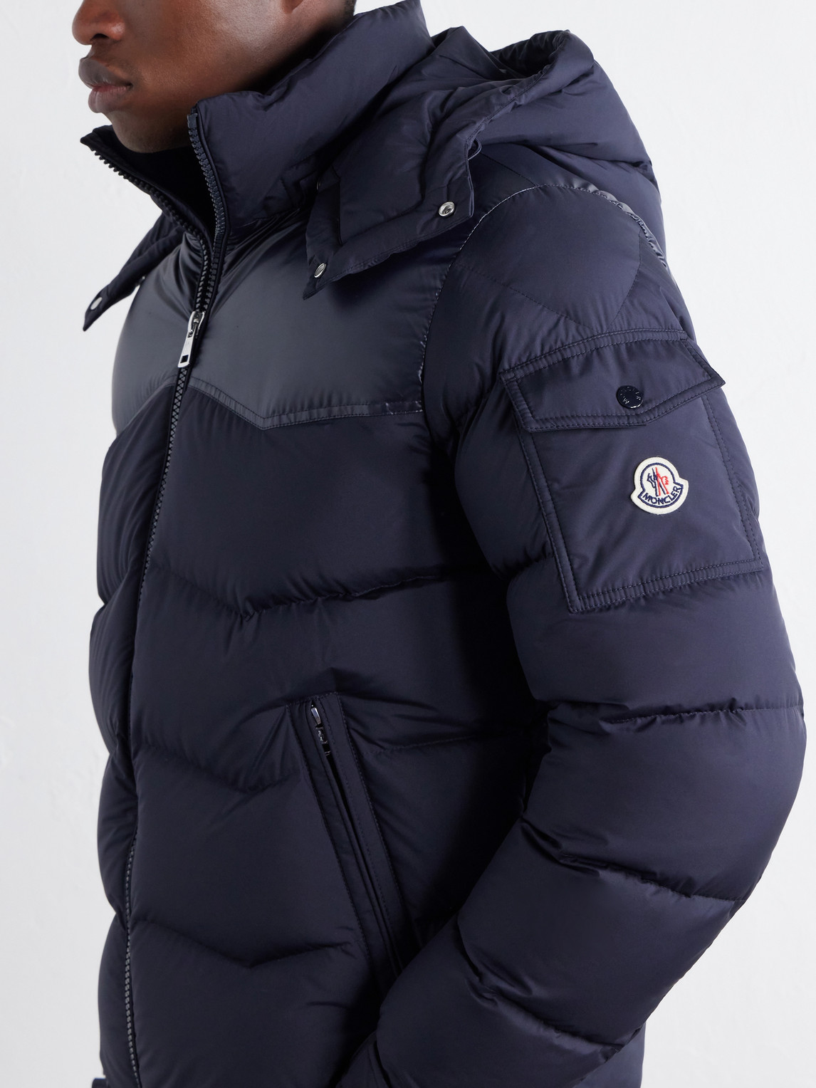 Ravelis Logo-Appliquéd Quilted Shell Down Jacket