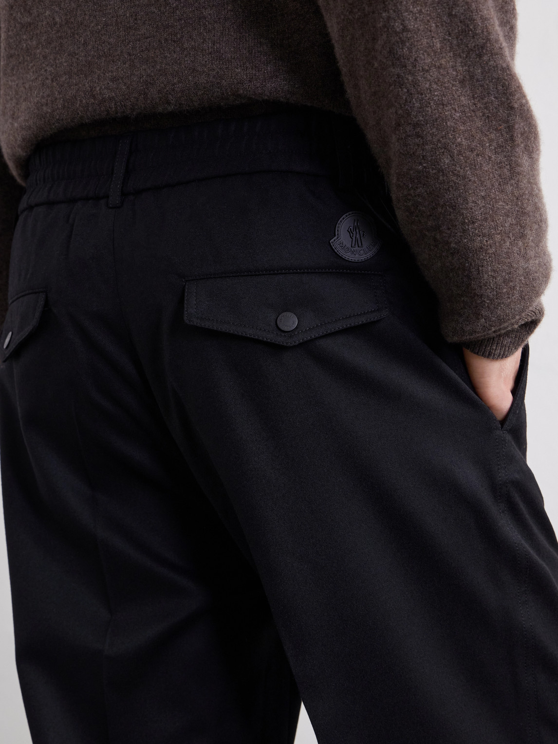 Straight-Leg Virgin Wool-Twill Trousers