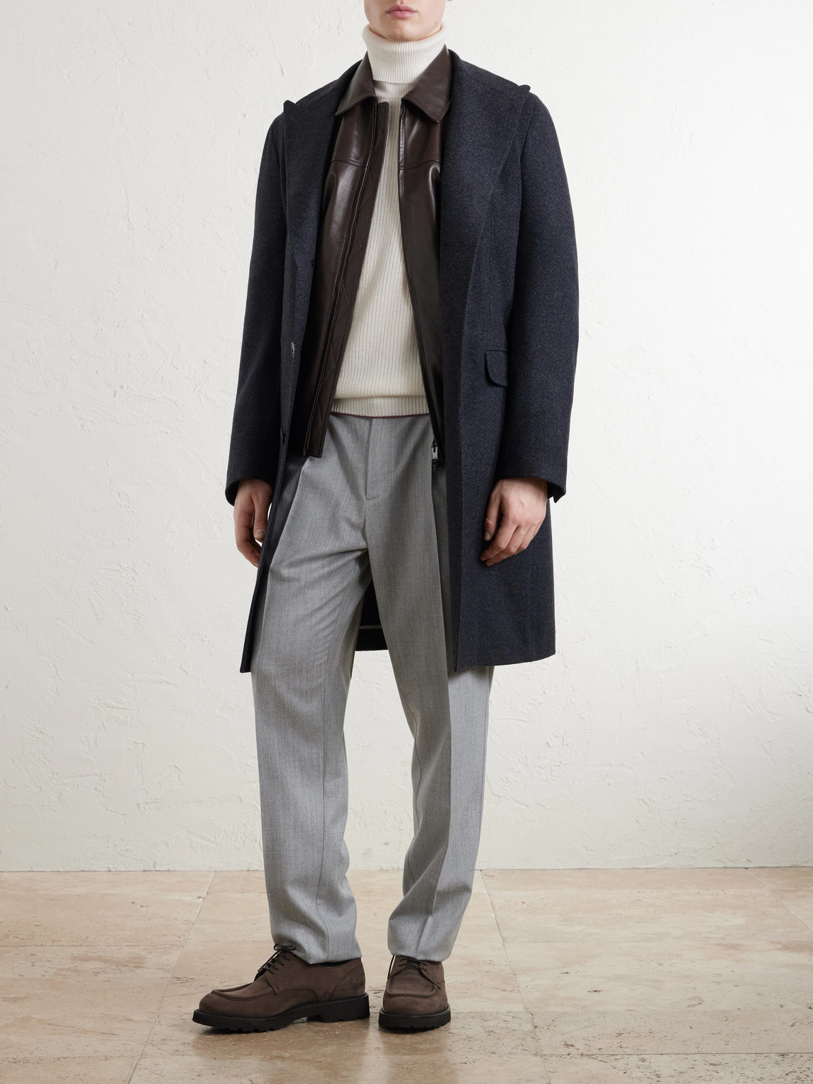 Nuvola Wool And Cashmere-Blend Coat