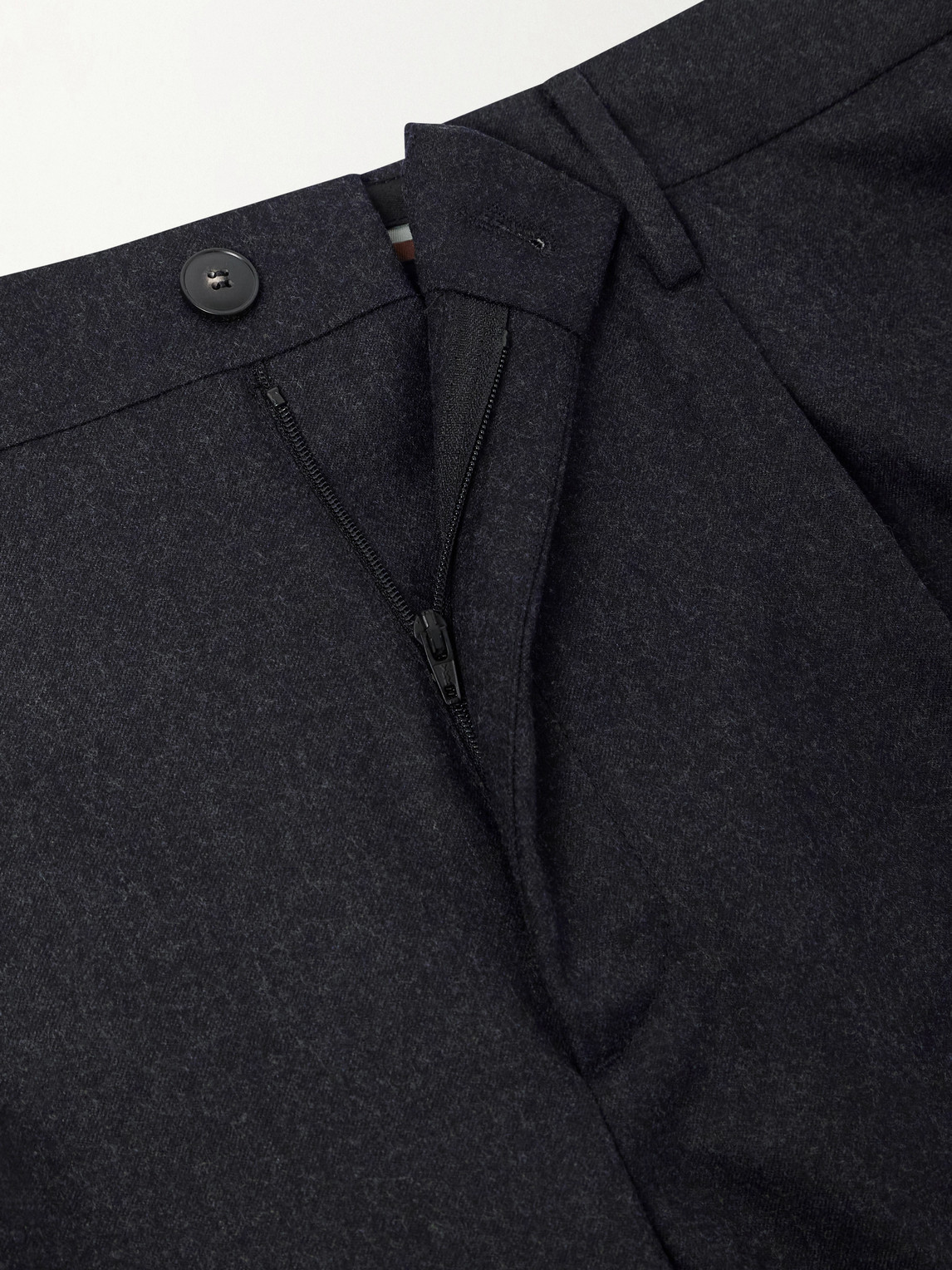 Straight-Leg Wool Trousers