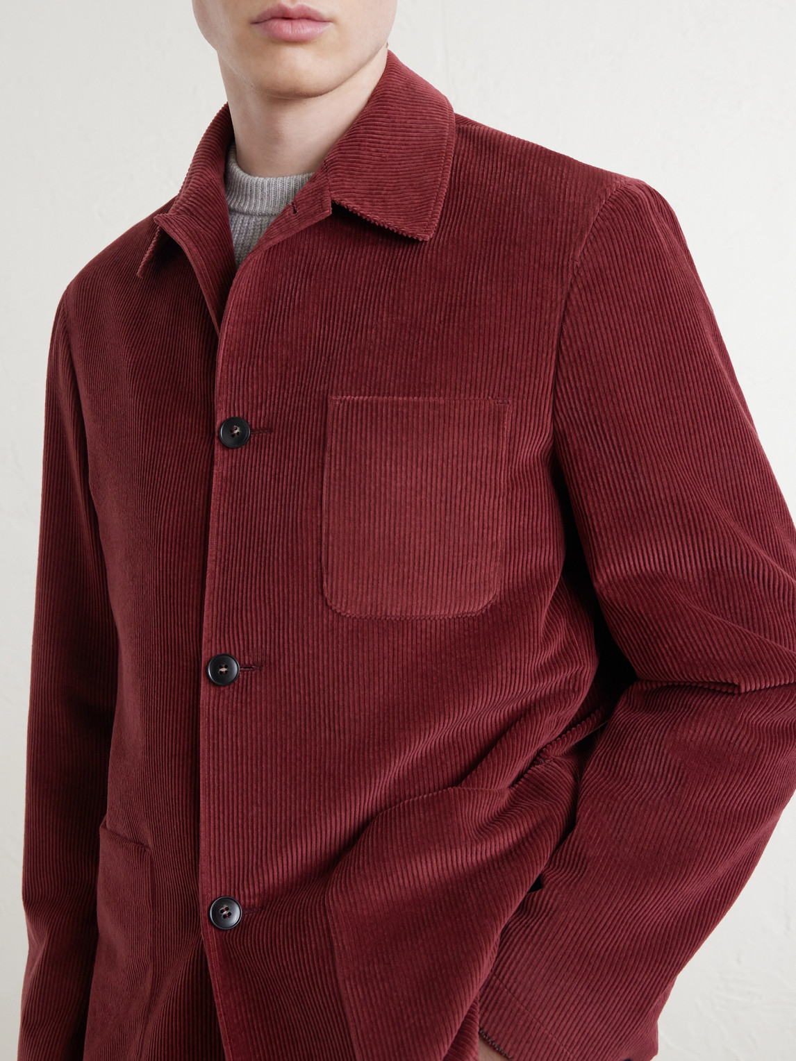 Cotton-Corduroy Overshirt