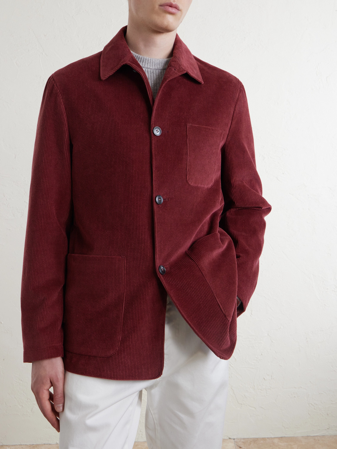 Cotton-Corduroy Overshirt