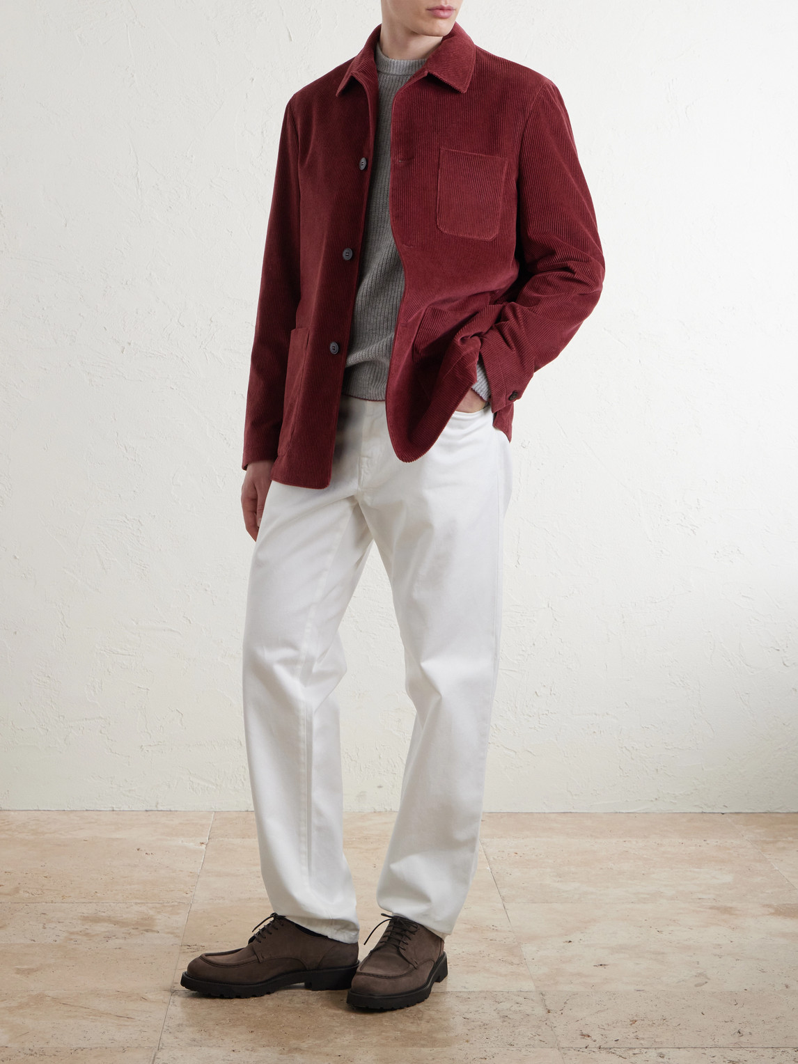 Cotton-Corduroy Overshirt