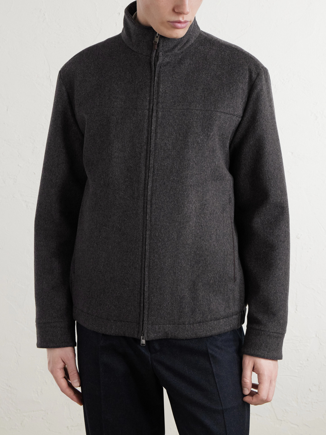 Wool Blouson Jacket