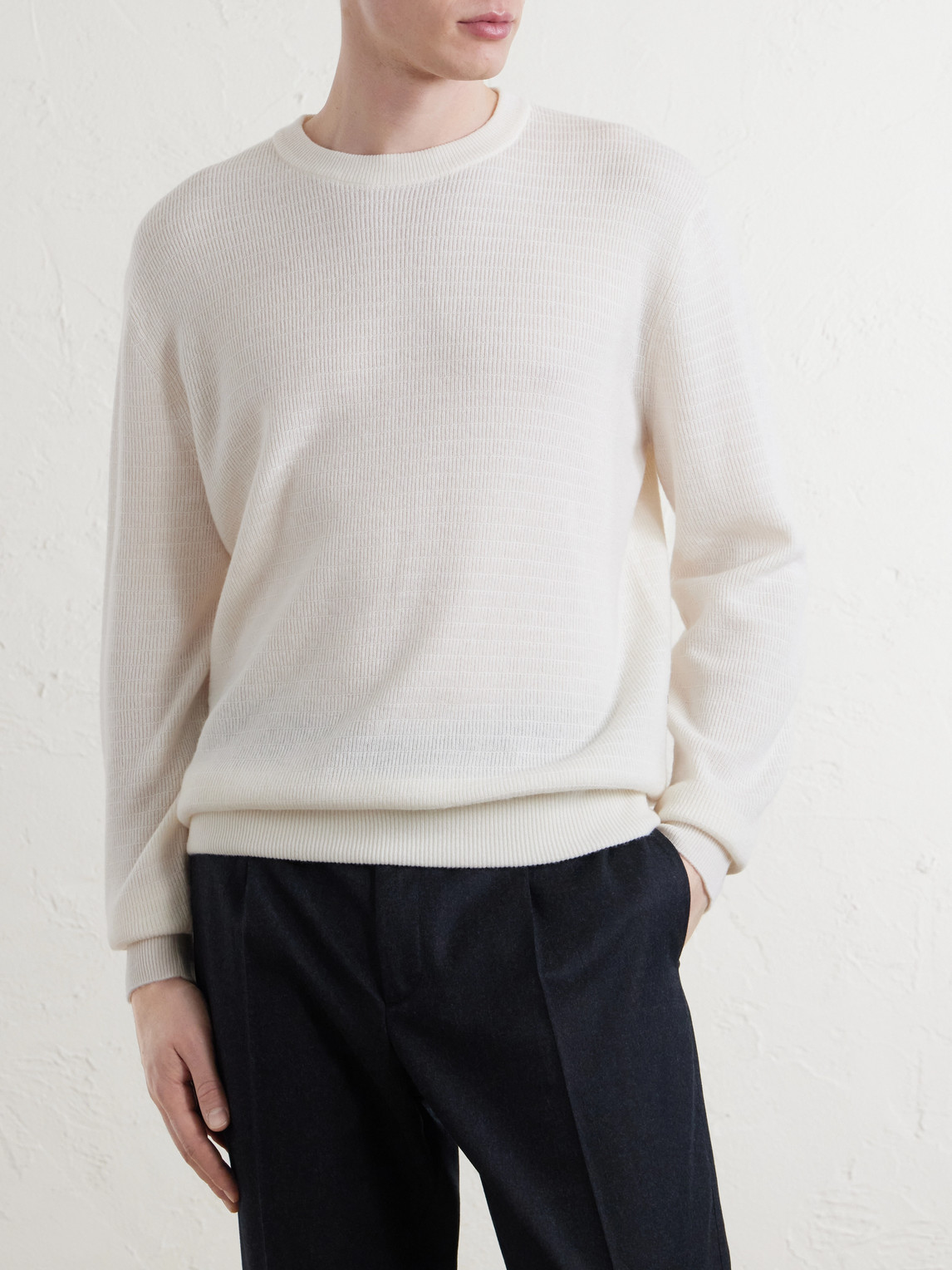 And Cashmere-Blend Sweater