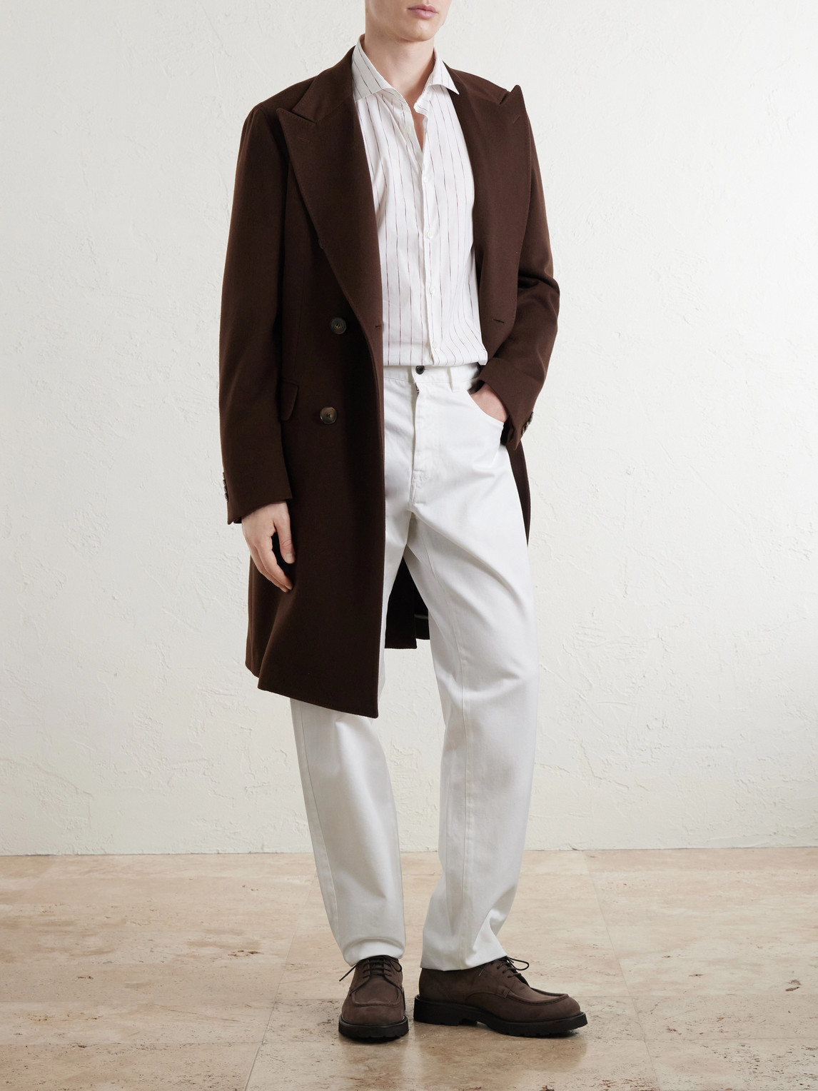 Striped Cotton-Poplin Shirt