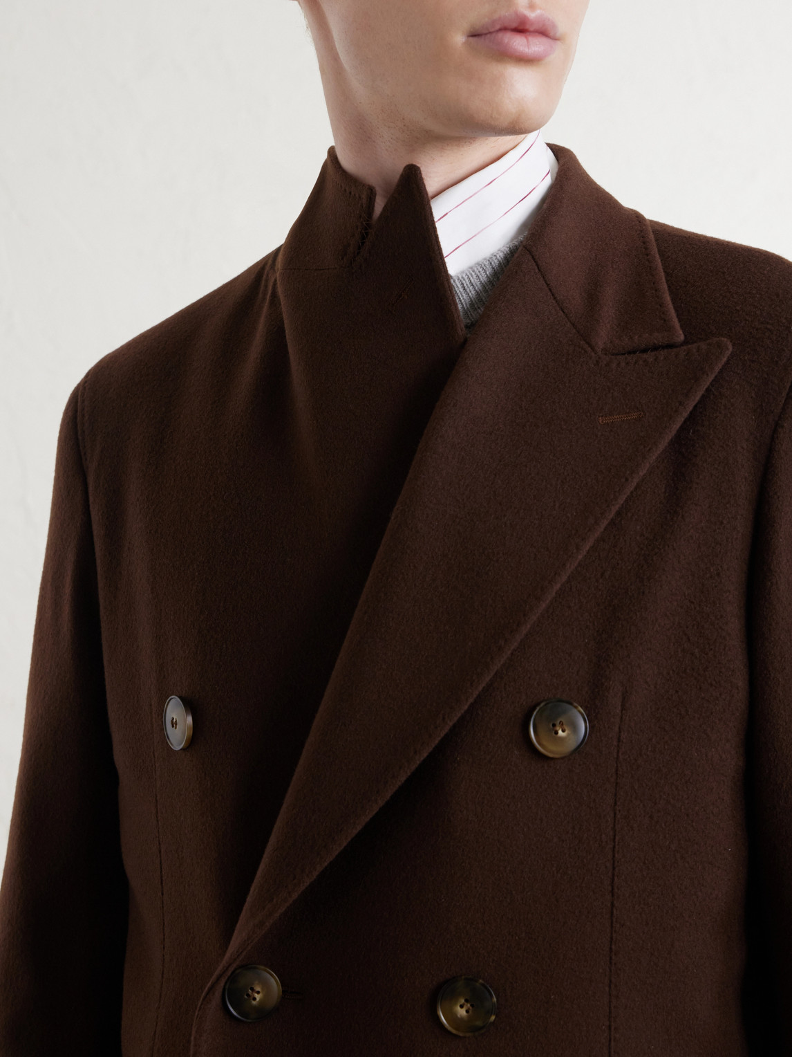 And Cashmere-Blend Coat